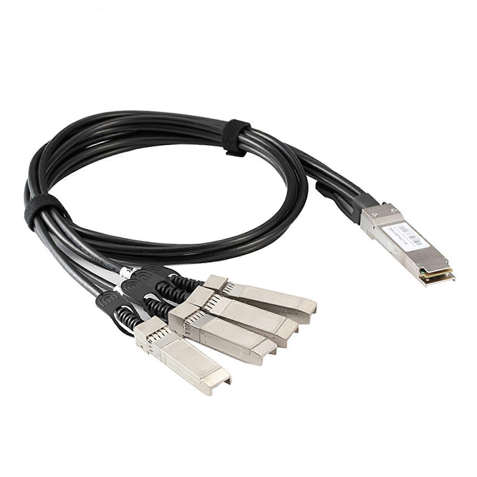 Durability Data Cable 40Gbps  to 4 SFP+ Direct Attach Cable for Highly Speed Networking Stackings Secure Connection Multicolor