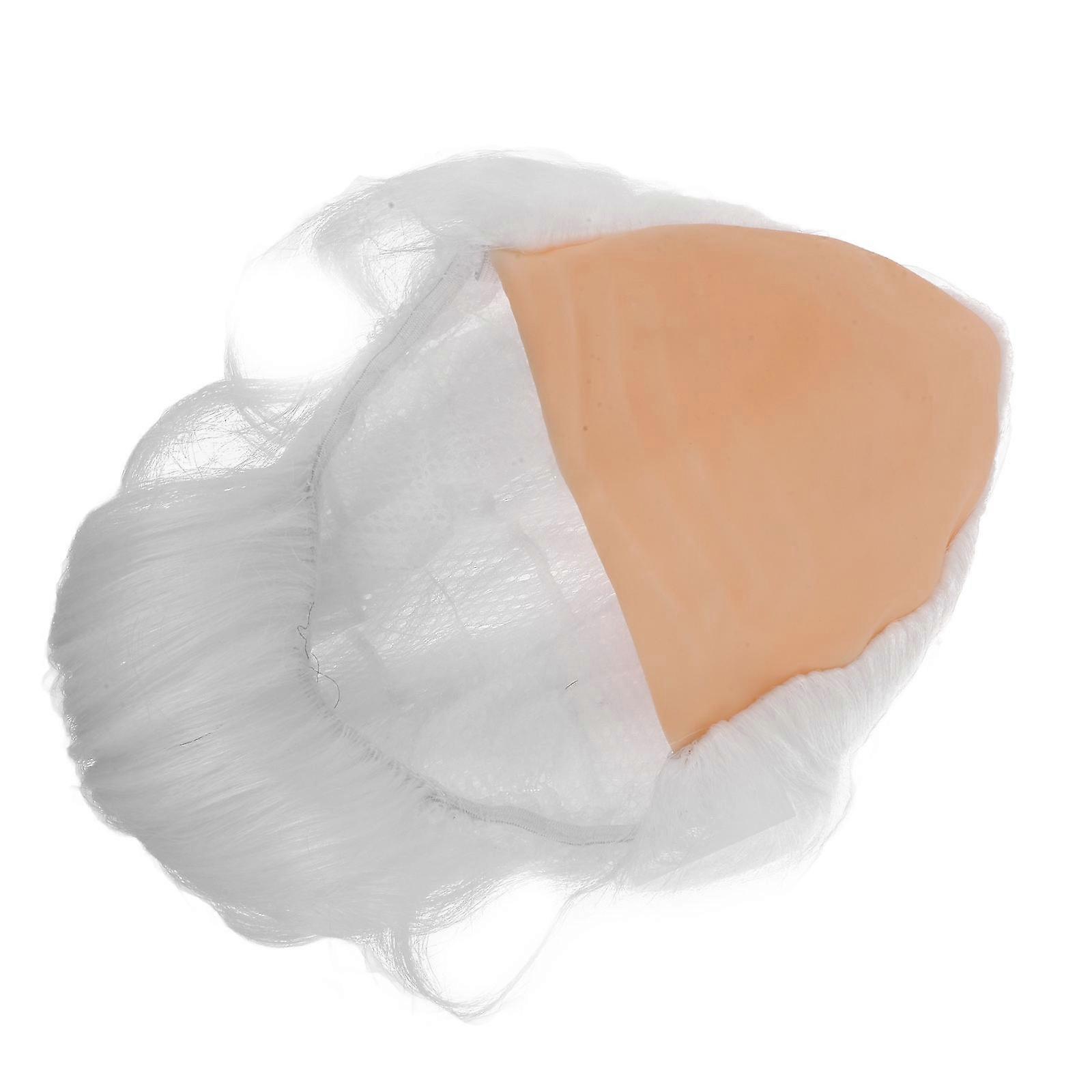 Funny Bald Cap With Sides For Men Realistic Bald Look Halloween Costume Accessory 1Set