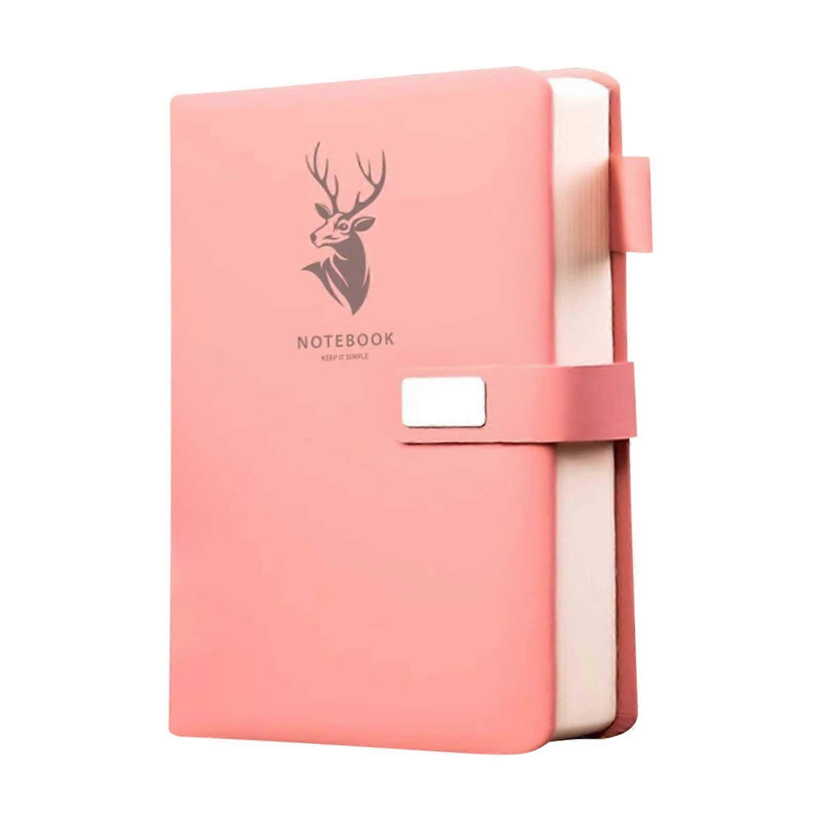 Business Notebook Thick A5 Leather Journal Deluxe Office Notepad Notebook Meeting Notes Book Large-sized Work Diary
