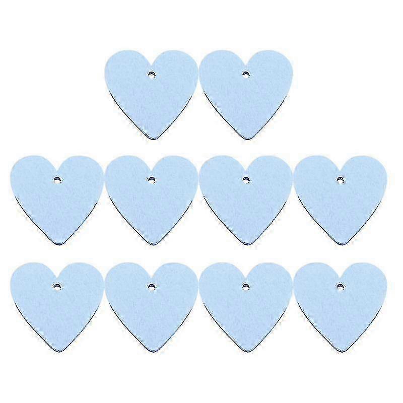 30pcs Heart Shape Wood Crafts