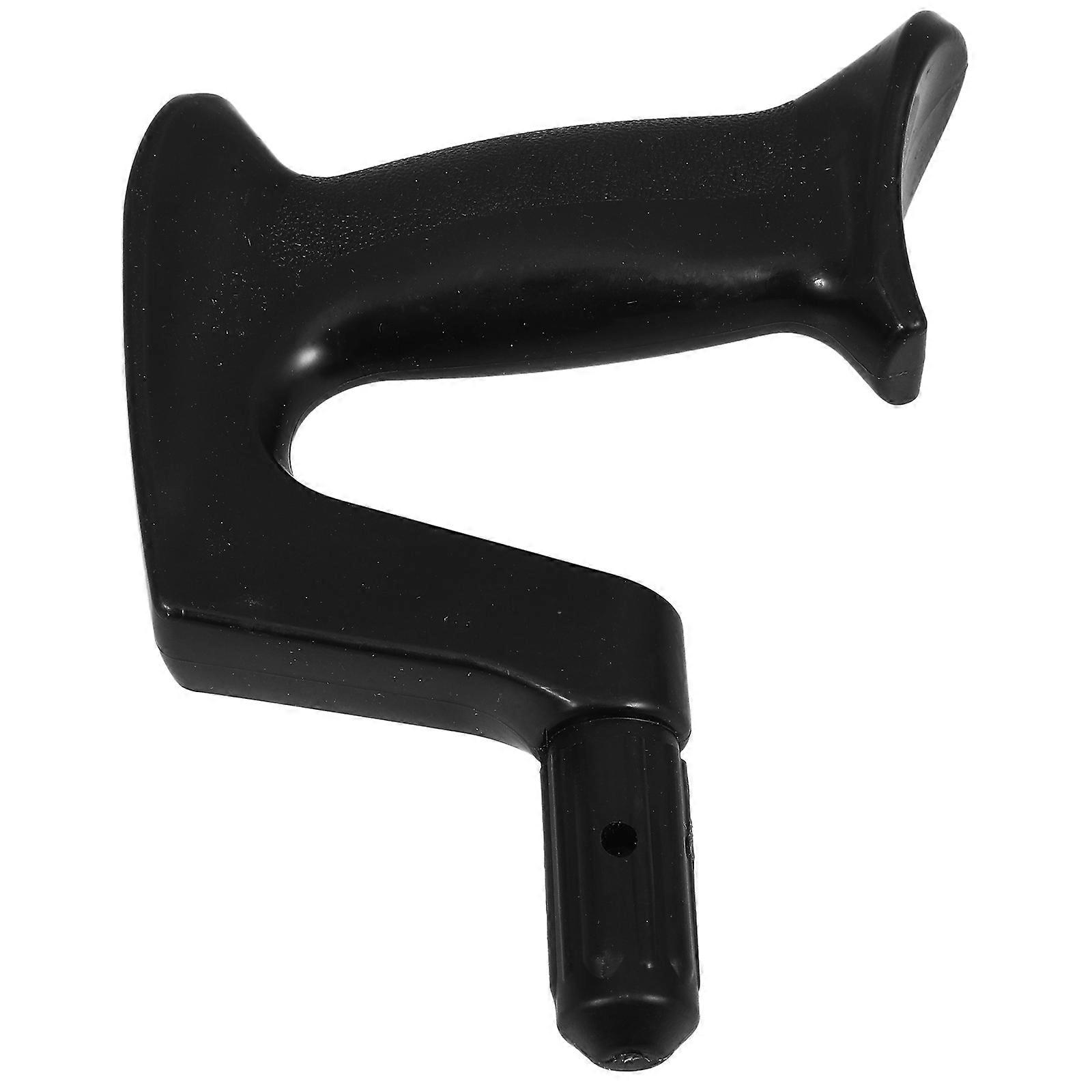 Replacement Crutch Handle Grip Black Walking Cane Handle for Daily Use