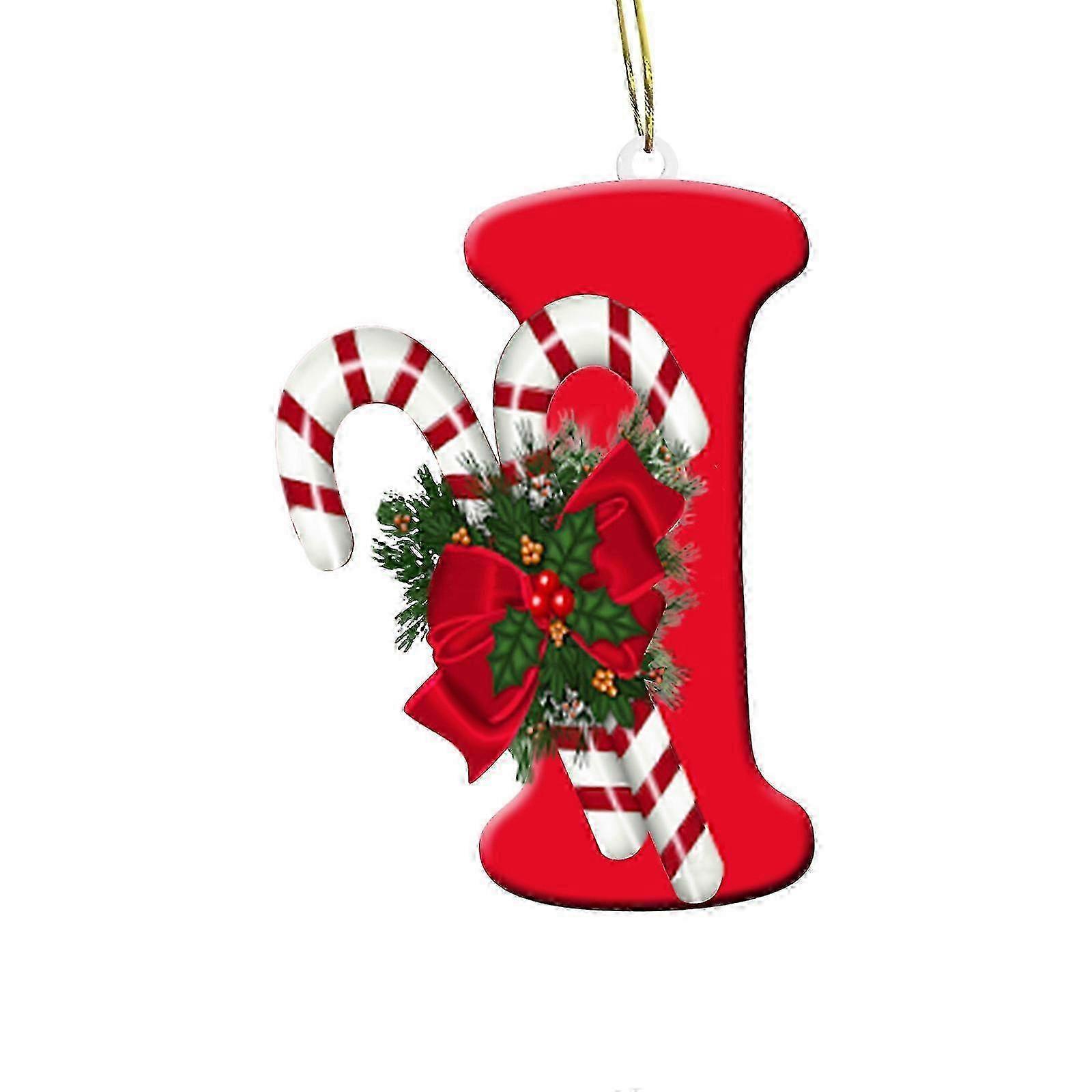 DIY Christmas Tree Pendants with 26 Alphabet Letters for Custom Ornaments