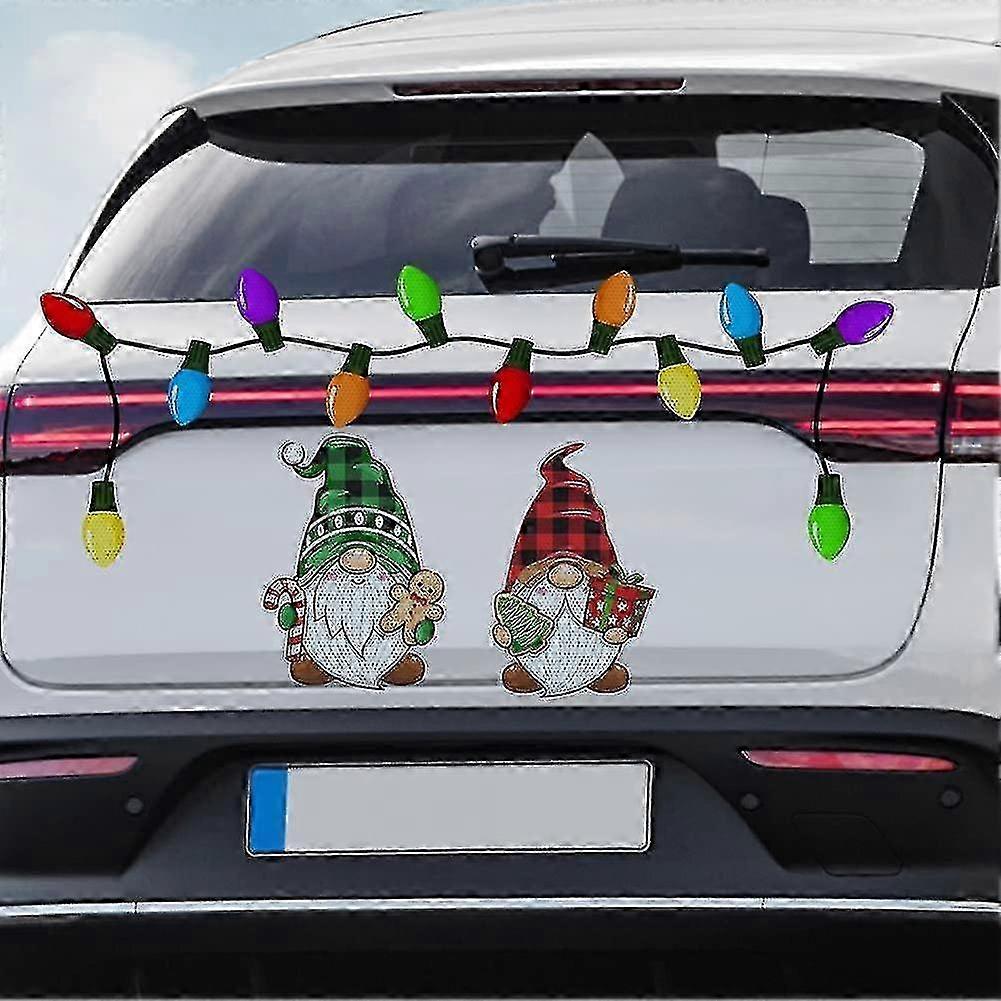 20 Stück Weihnachten reflektierende Automagnete Set f74