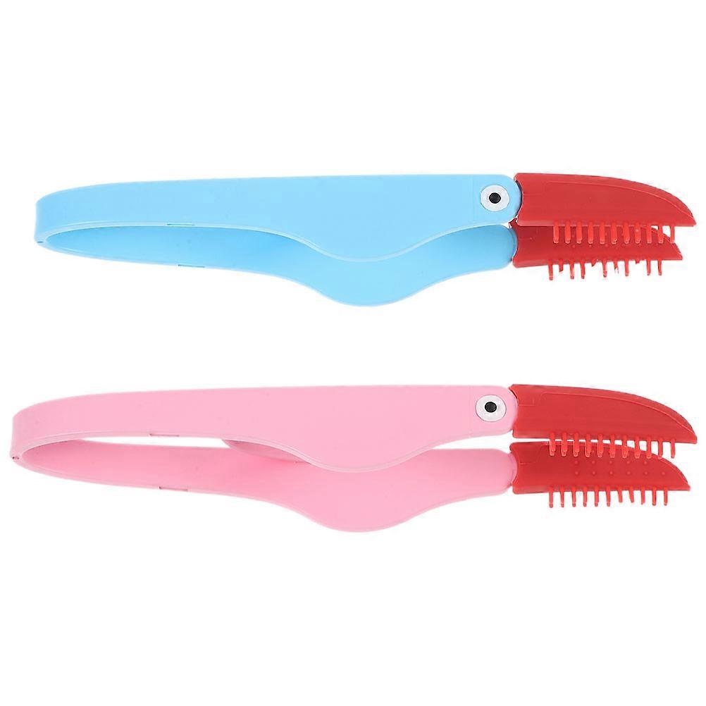 2Pcs Pet Tear Stain Remover Brush Cat Dog Eye Comb Grooming Tool