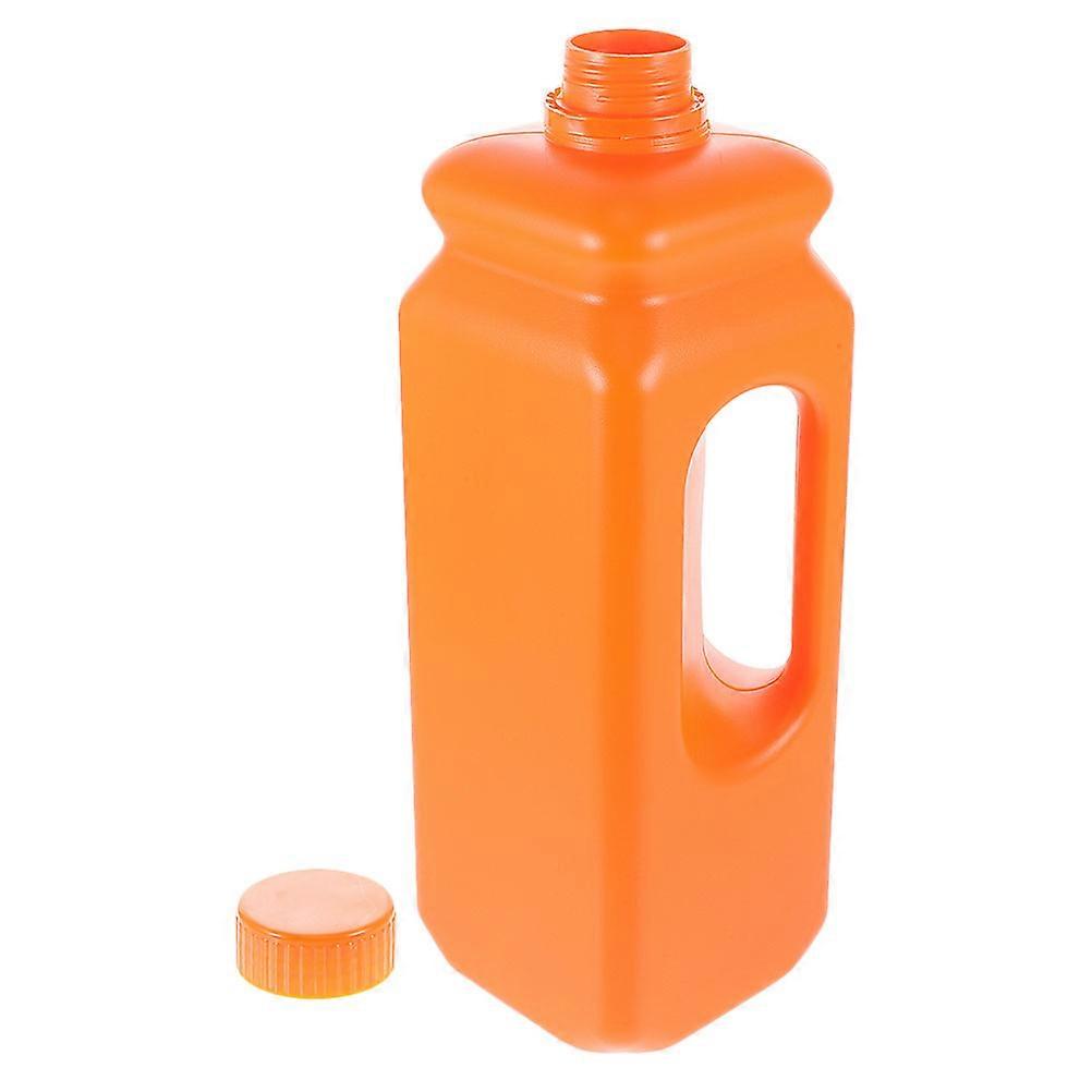 Juice Bottle Storage Bucket for Storage Use with Handle Orange 2.5L