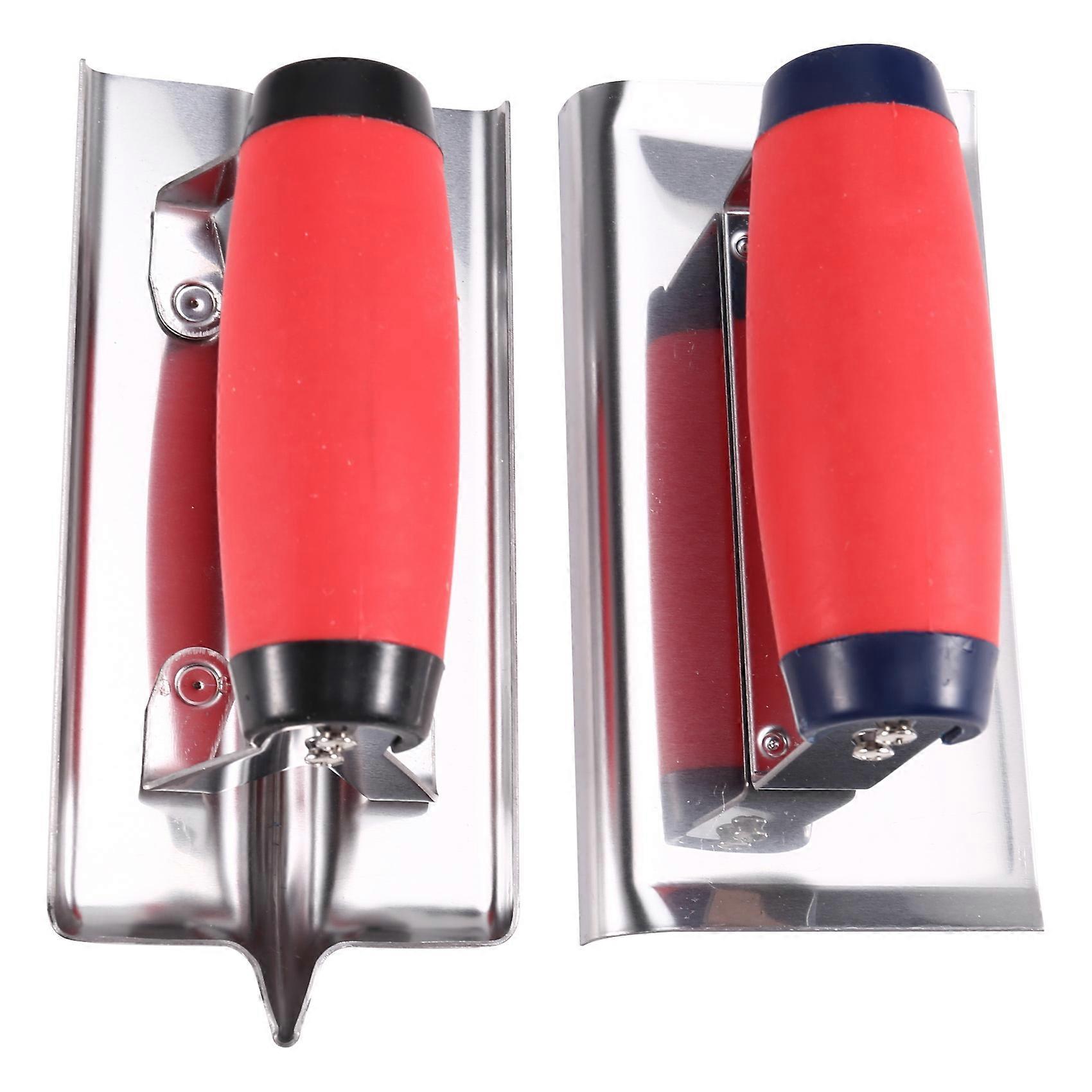 Concrete Tools Include Edger and Groover,Stainless Steel Concrete Finishing Tools - Masonry Hand Tool Set