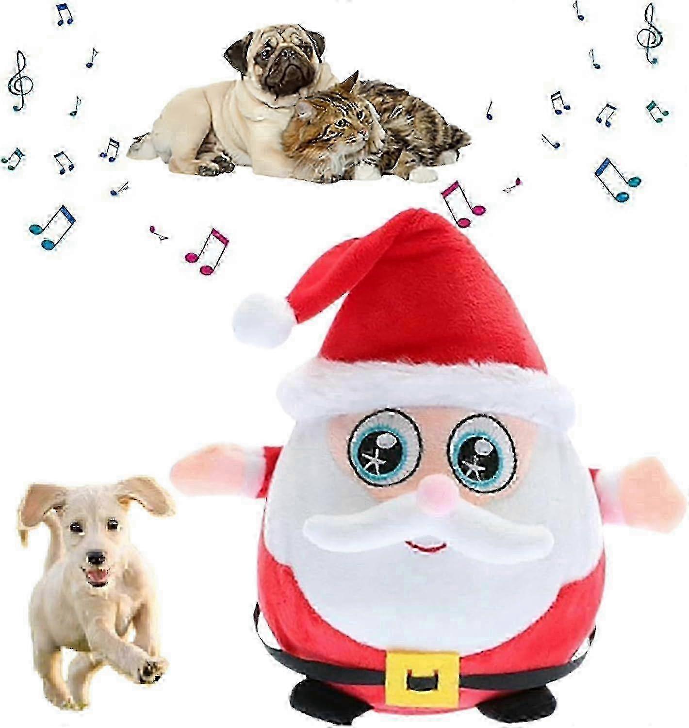 Interactive Bouncing Ball Toy for Dogs with Talking and Active Pet plush w