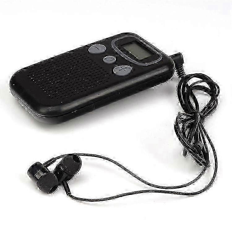 Sound Amplifier - Pocket Sound Enhancer Device With Duo Mic/ear Headphone And Microphone Set, Personal Hearing Amplifier Device_w