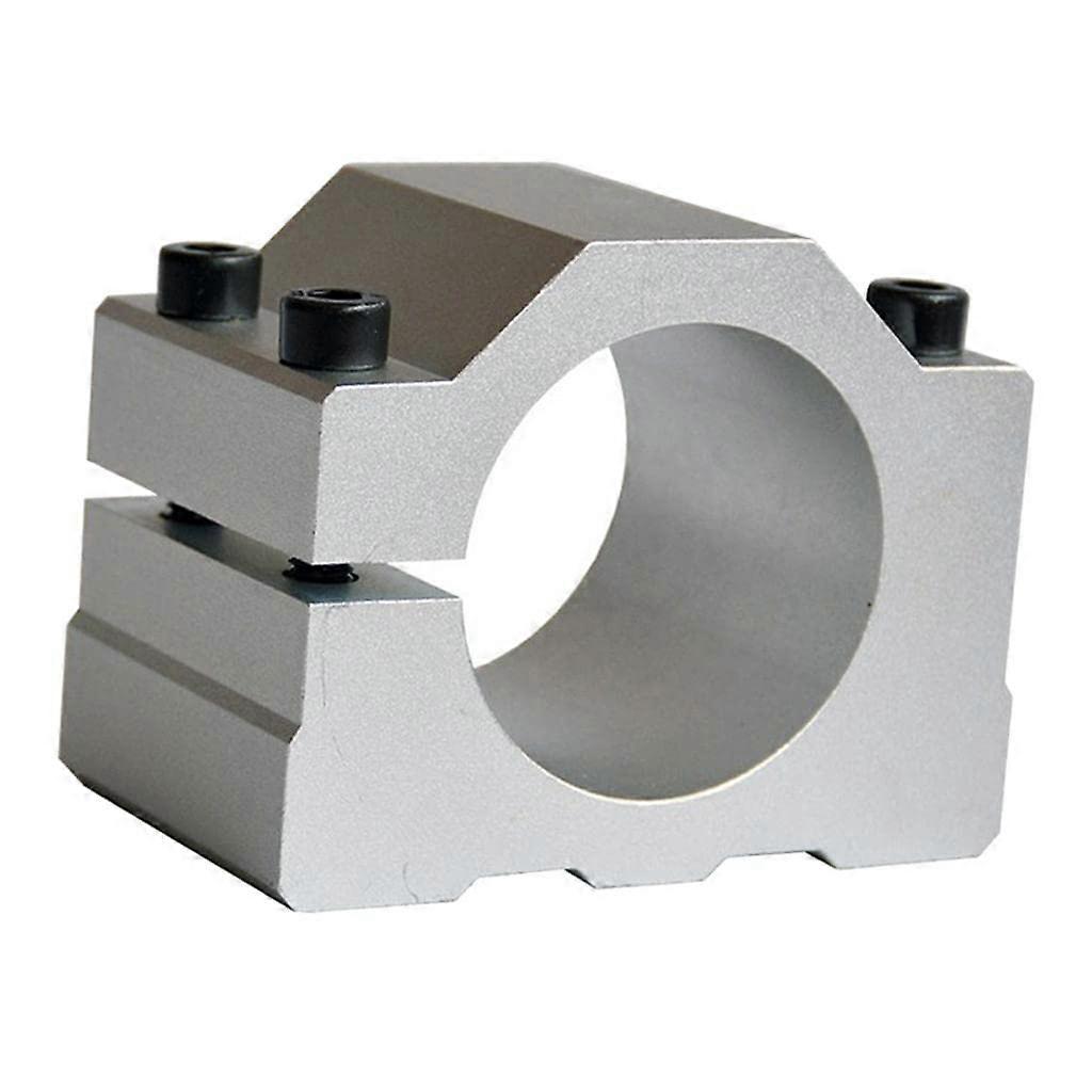 60mm CNC Spindle Motor Mount Bracket with AntiLoosening Design Durable Cast Aluminum Holder