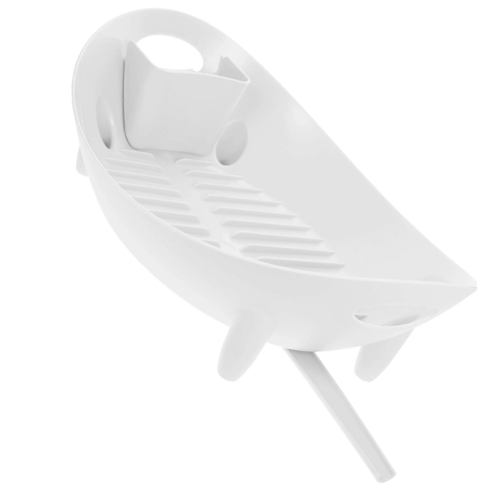 Large Dish Drying Rack with Utensil Holder, ScratchResistant Kitchen Drainer for Countertop Storage