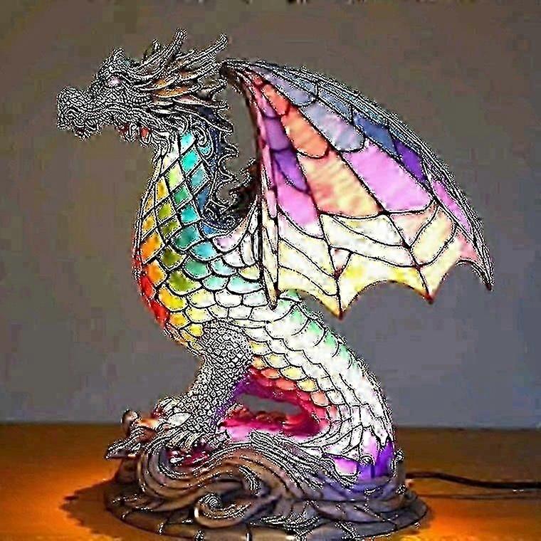 Decorative LED Lamp for Table, Resin Animal Dog Shape Night Light