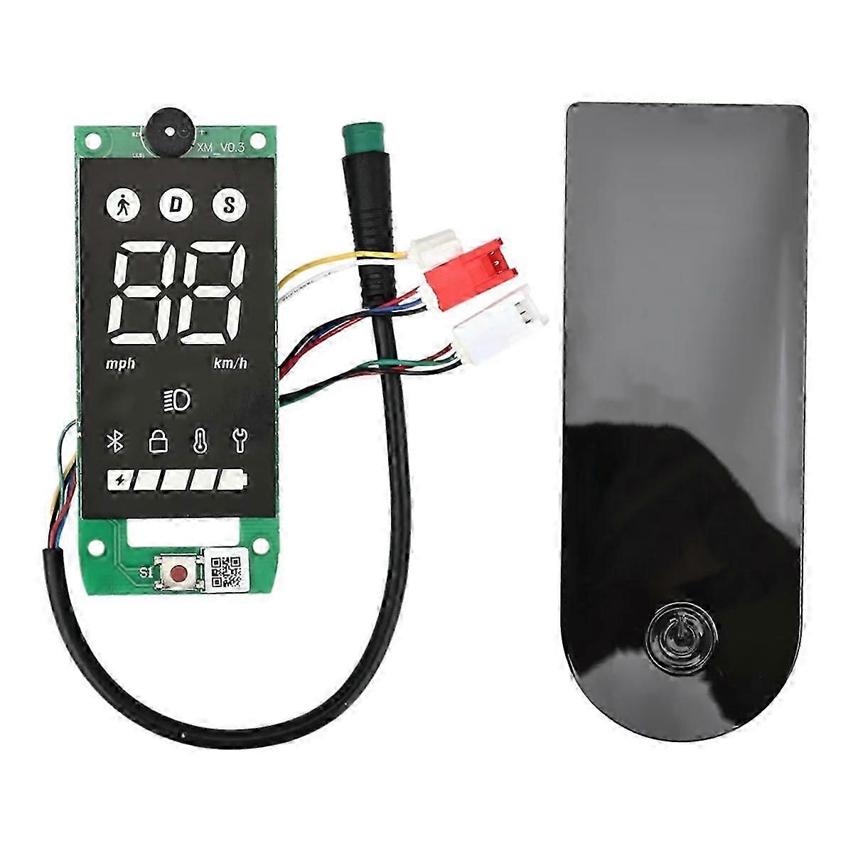 Dashboard for Electric Scooter 4 Lite 2nd Gen KickScooter Display Board Parts No Turn Signal Functi