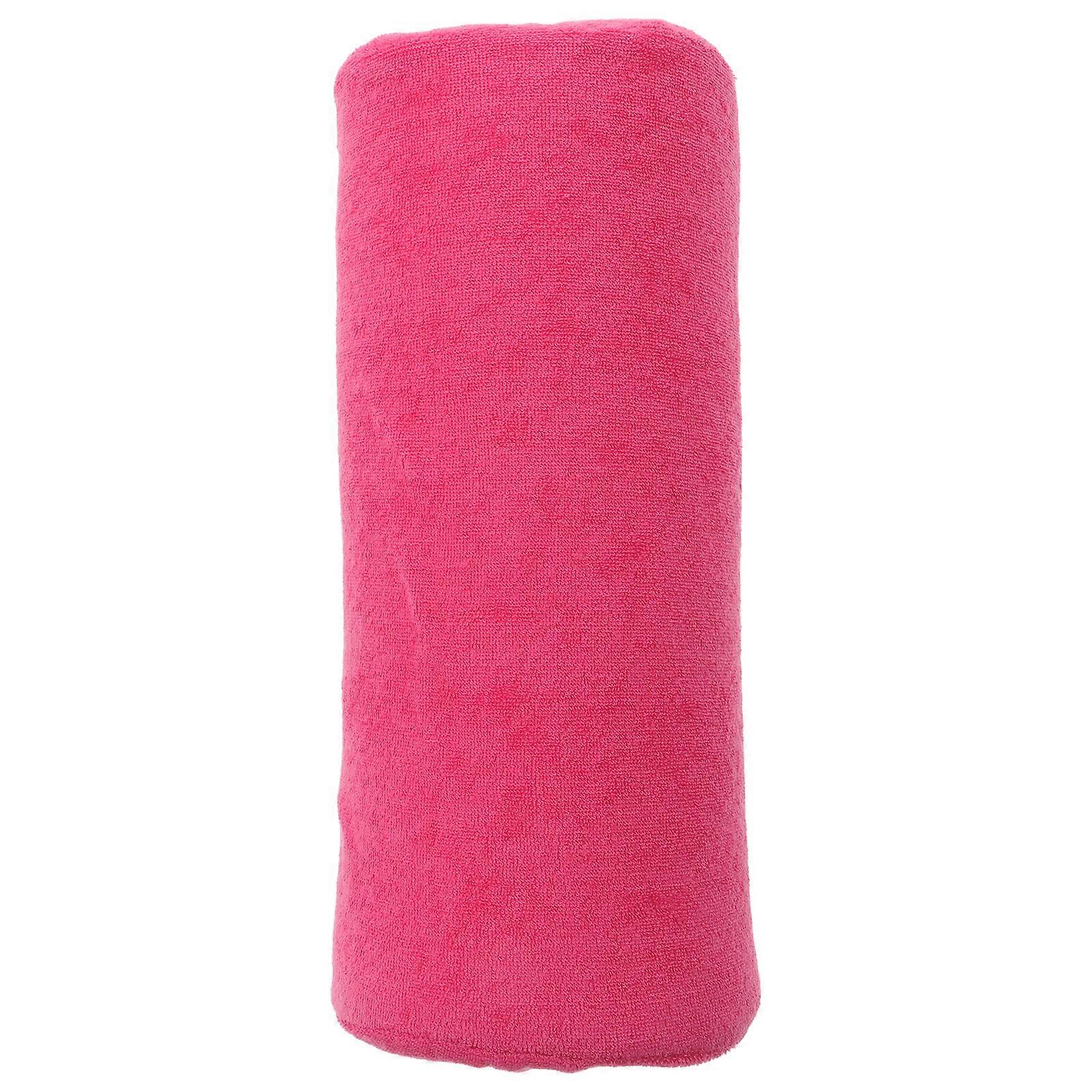 Nail Art Arm Rest Pillow for Ergonomic Hand Support in Rosy Shade