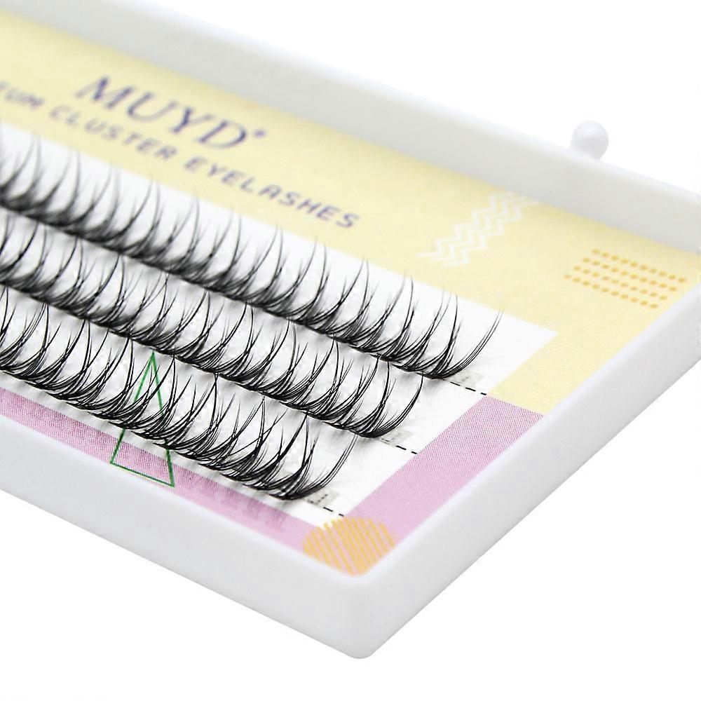 DIY Clcomtered Eyelash Extensions Dovetail Segmented Eyelashes Volume 3D Fluffy Natural Segmented False Eyelashes Single Bundle