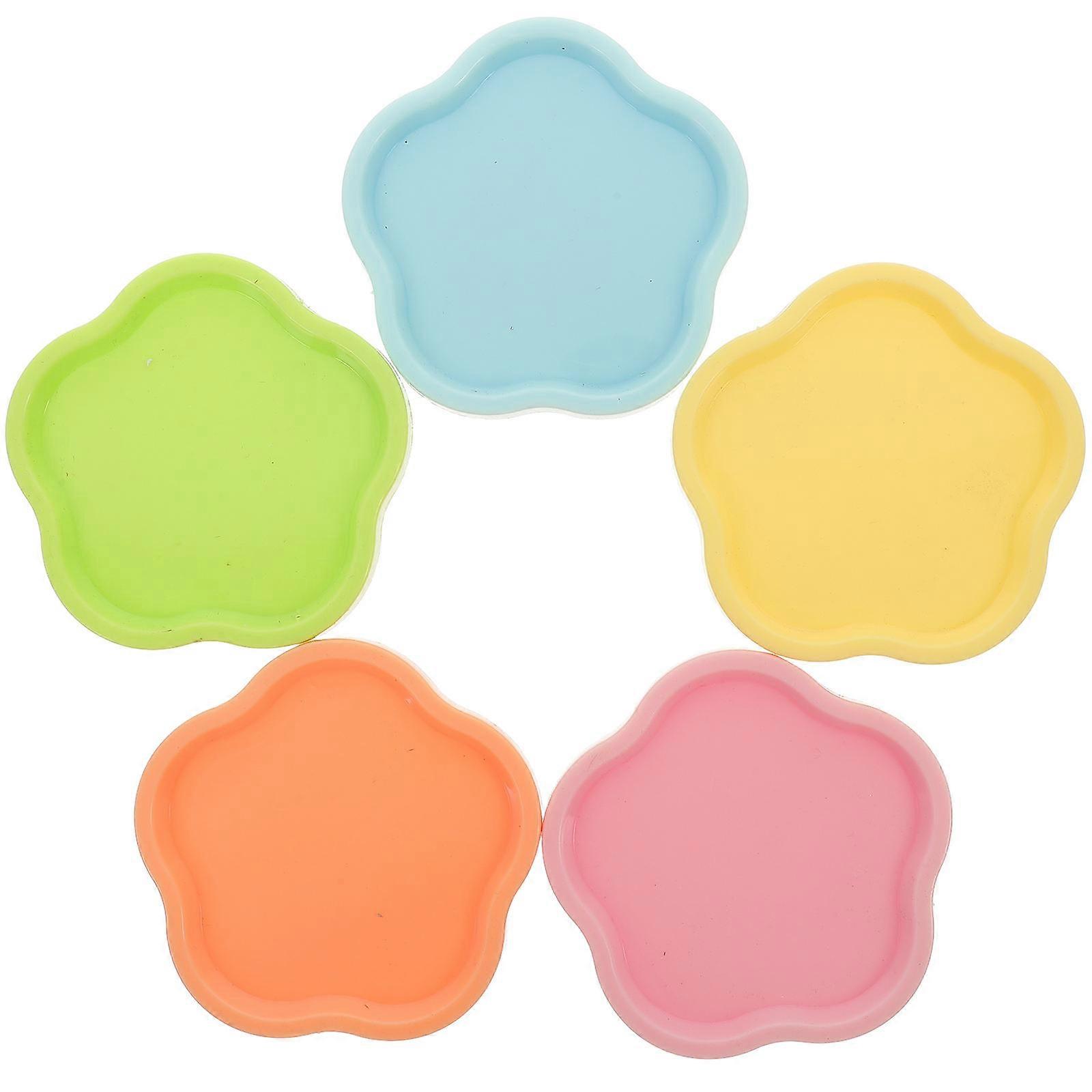 Plastic Snack Containers for Storage Use with Lids 5Pcs Pack