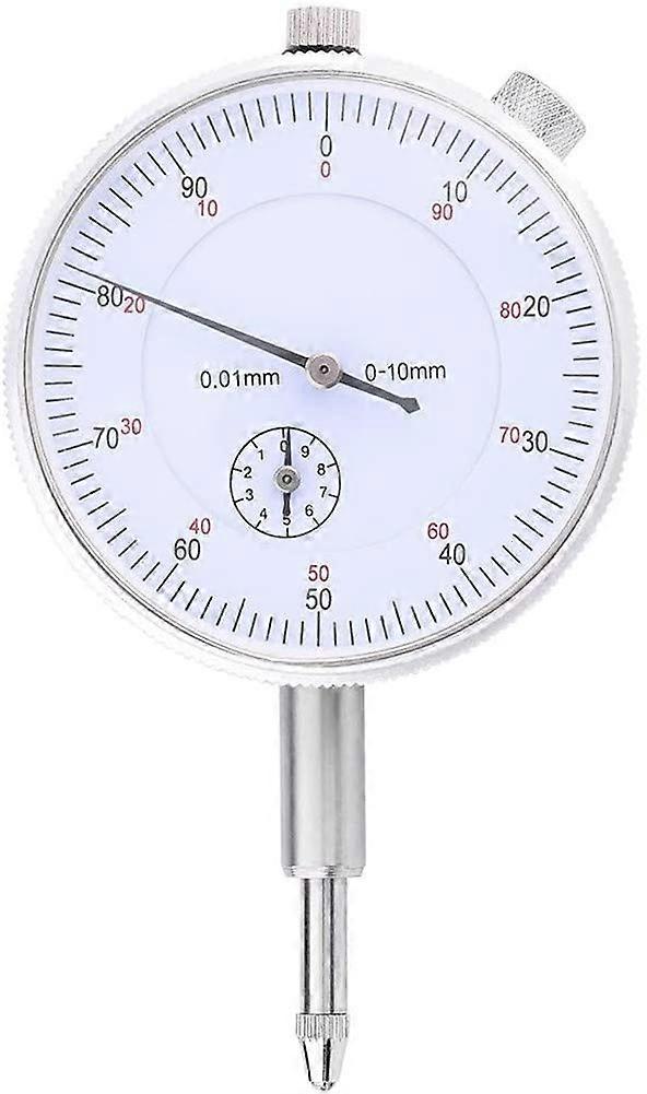Dial Indicator 010mm 0.01mm Precision Test Gauge for Engine and Shaft Measurement