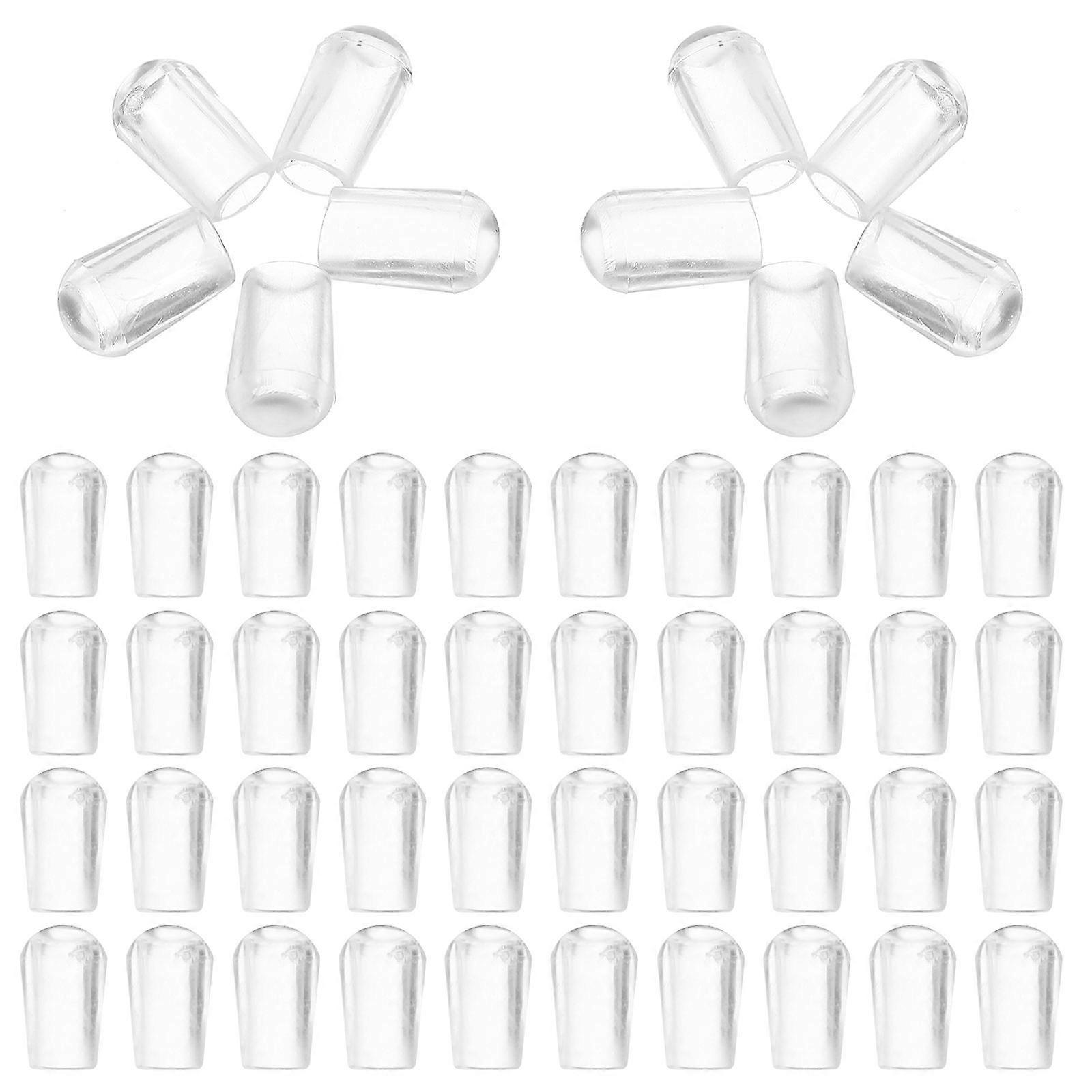 White Plastic End Caps Thread End Caps for Protection Use 400Pcs Sets