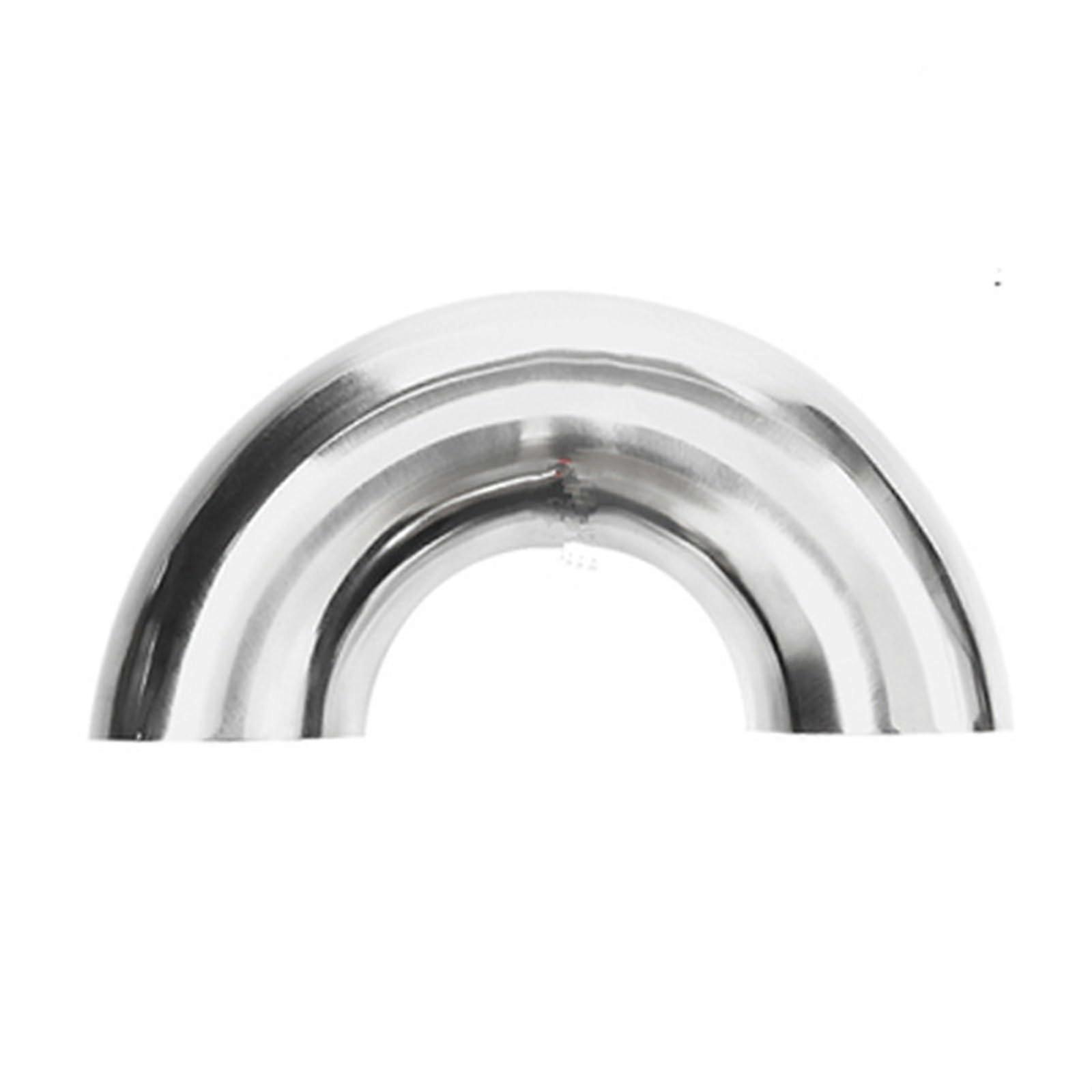 Stainless Steel 180 Degree Elbow 304 Welded UShaped 63mm CorrosionResistant Food Grade Fit