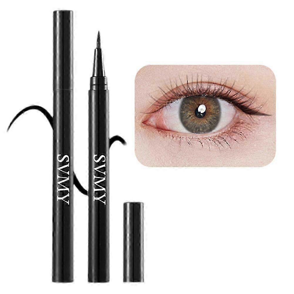 Waterproof Liquid Eyeliner Quick Drying Sweatproof Intense Black Precision Tip Long Lasting Smudge Proof