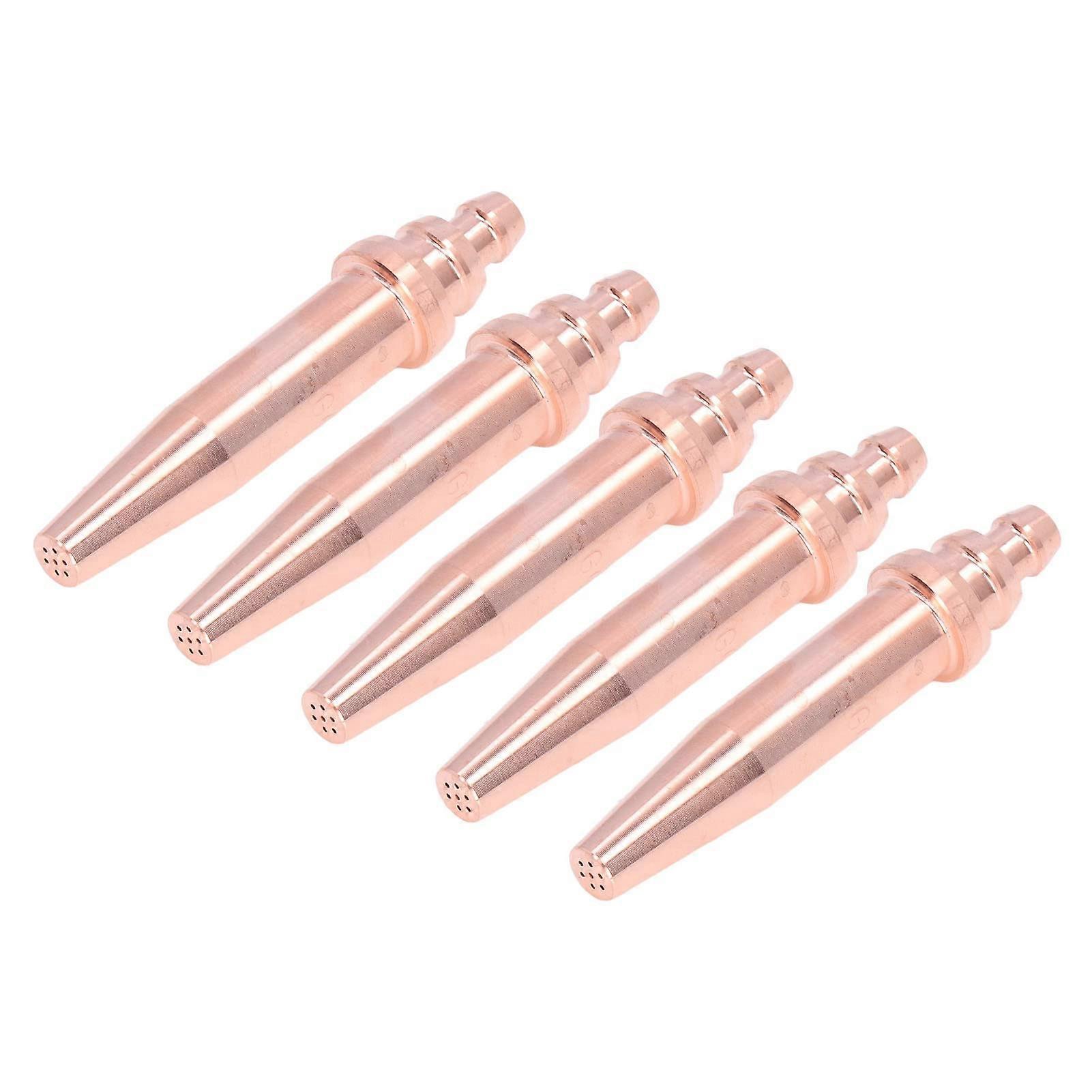 5PCS G020 Acetylene Cutting Torch Nozzle Copper Tip for Precision Clean Cuts 1020mm Materials