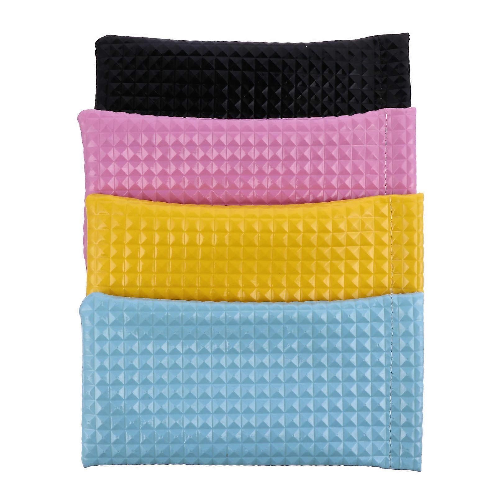 Portable Glasses Case PU Sunglasses Bag for Storage Use 4Pcs Set