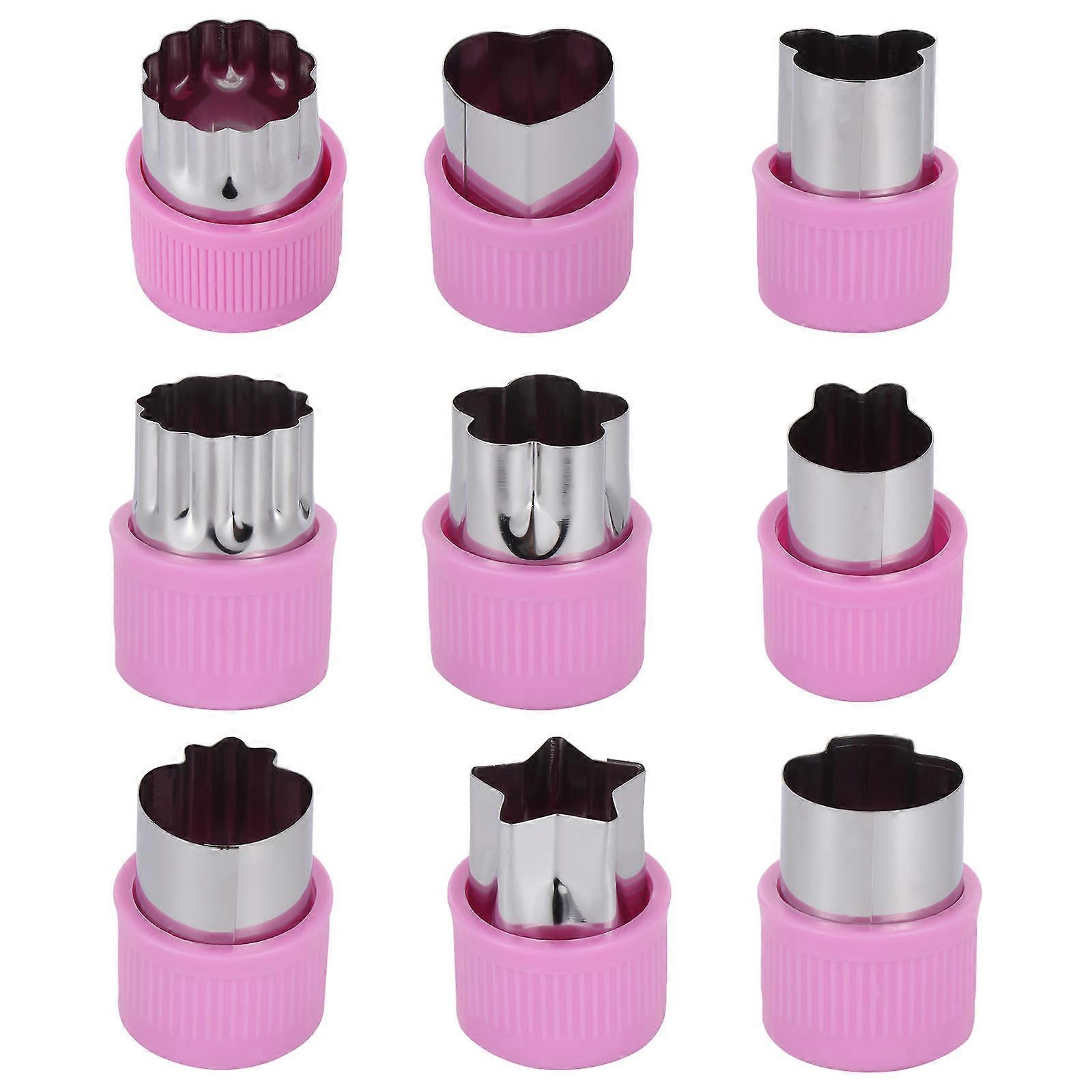 Fruit Flower Mold Vegetable Cutter Used for Kitchen 18Pcs Set