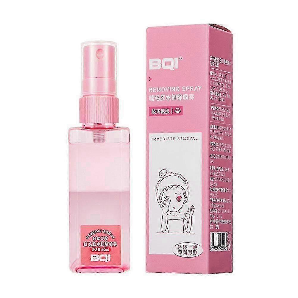 2025 BQI Eyelash Glue Removing spray Refreshing, Fast and Mild