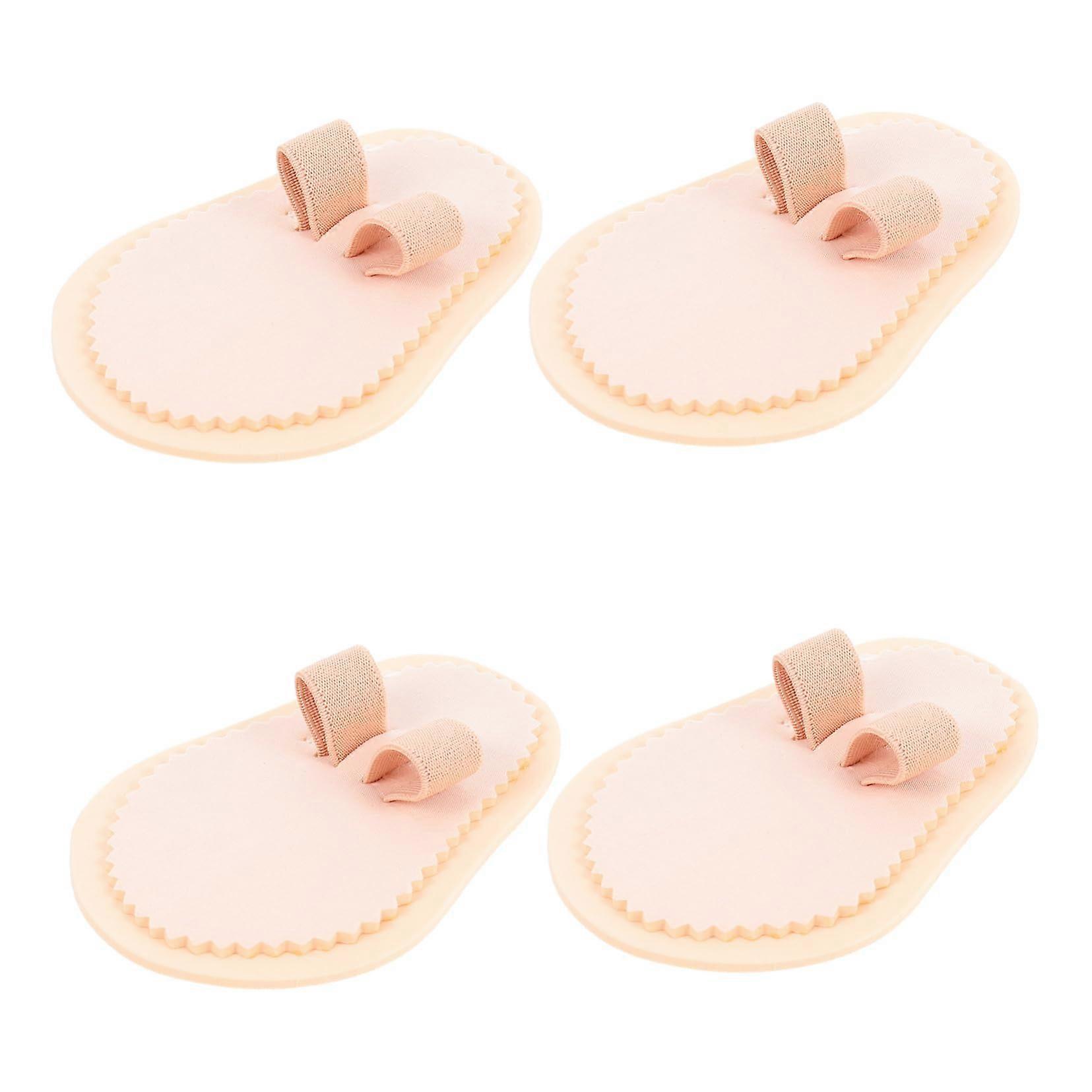 Adjustable Toe Separators Bunion Corrector Silicone Pads Reusable Alignment Foot Support 4pcs