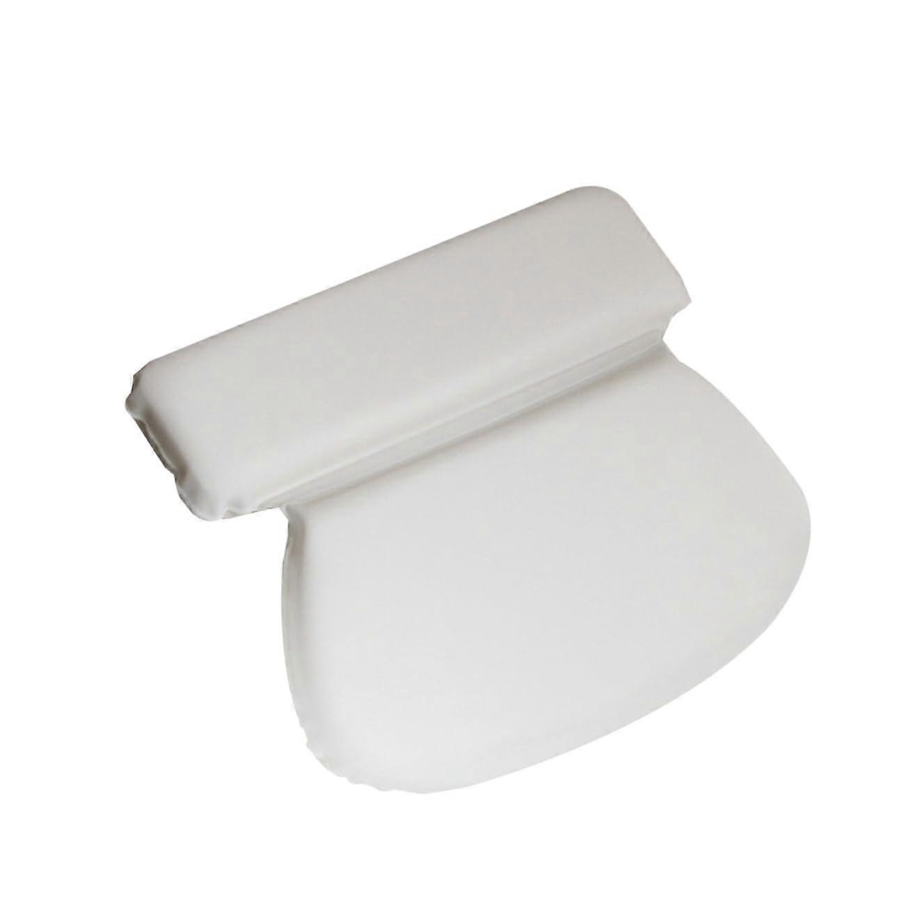 Bath Pillow with Soft PU Neck Support and Secure Suction Cups for Comfortable Spa Tub Use