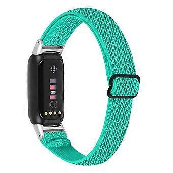 Stretch Nylon Solo Loop Watch Band Adjustable Braided Sport Elastics Strap for Fitbit Luxe
