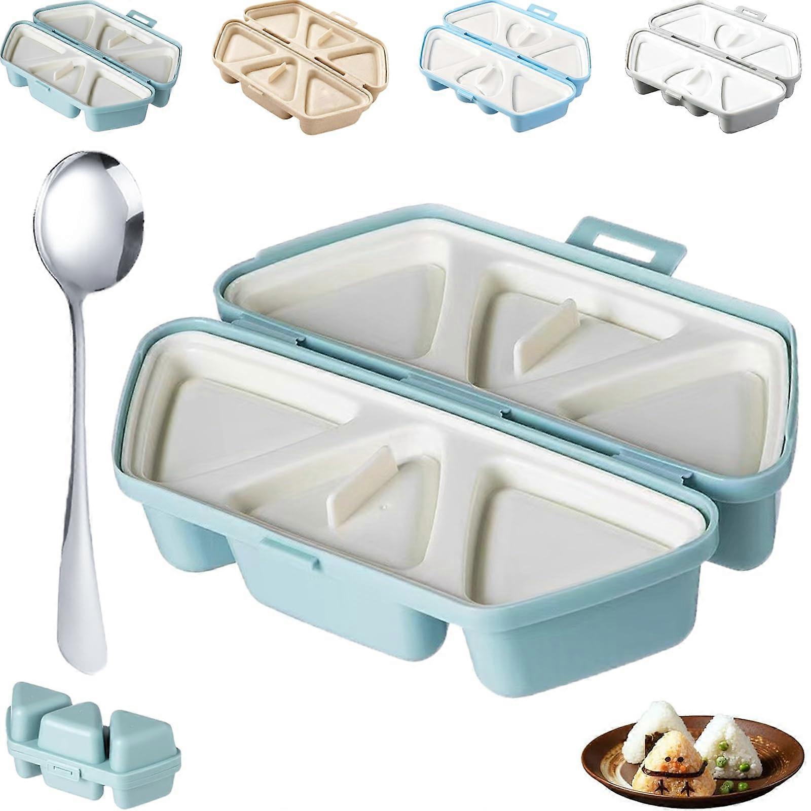 Onigiri Mold 6Cavity Triangle Sushi Rice Ball Maker Nonstick Easy Release for Quick Prep