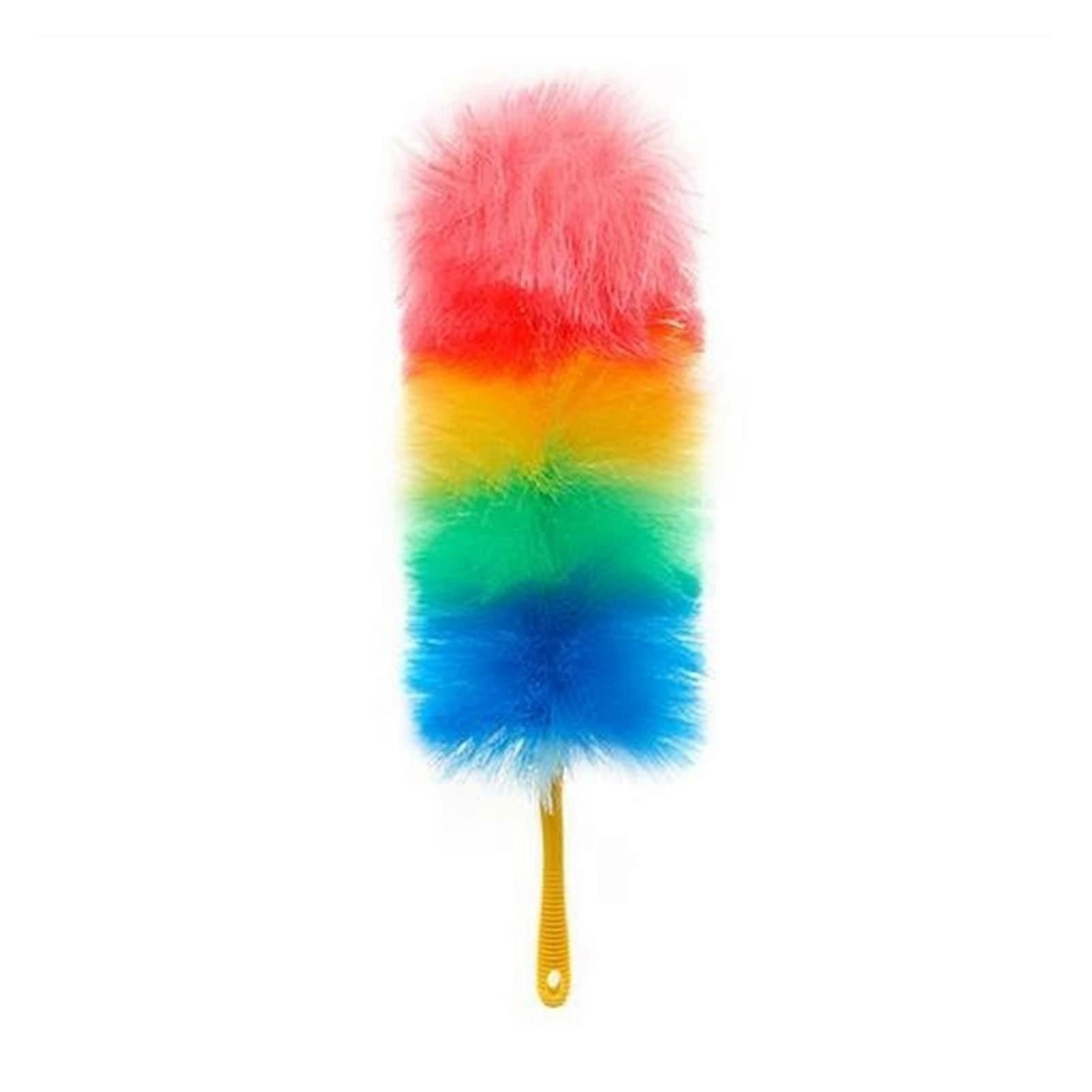 Feather Duster with Extendable 60Inch Handle AntiStatic for  Ceilings and Home Cleaning