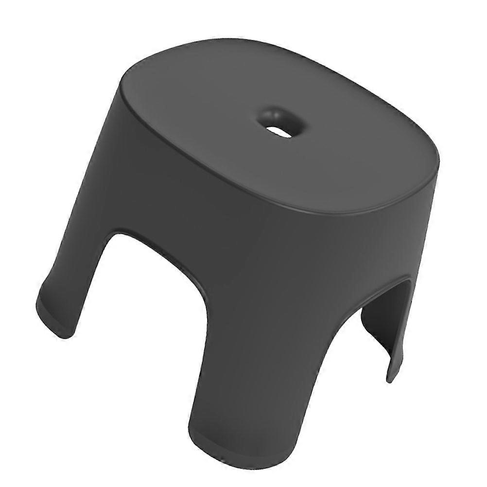 Black Small Stool for Home Use 1Pcs Multi-Use Plastic Stool Anti-Slip
