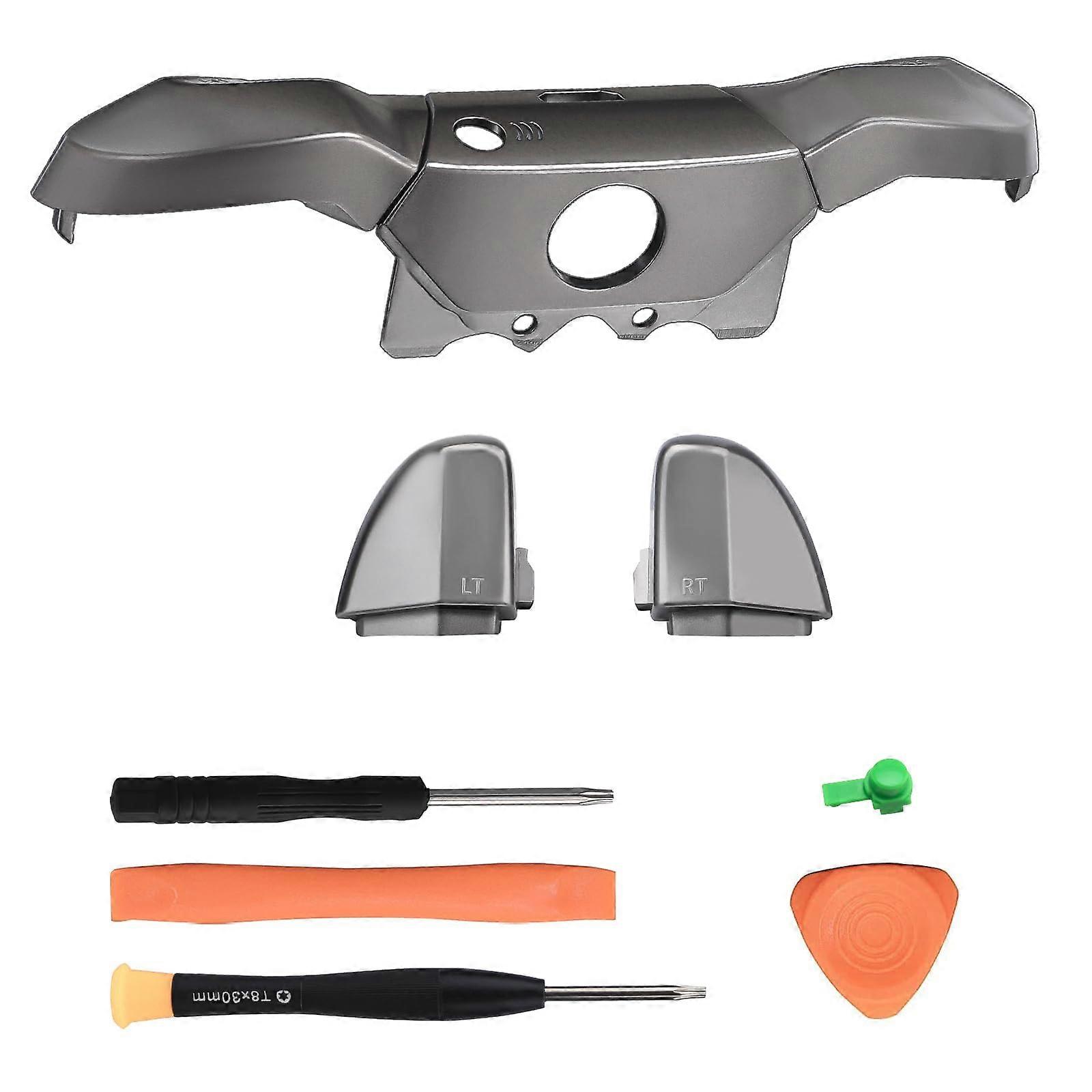 Bumper and Trigger Replacement Kit LB RB LT RT Buttons Electroplated Finish for Xbox One Elite Controller