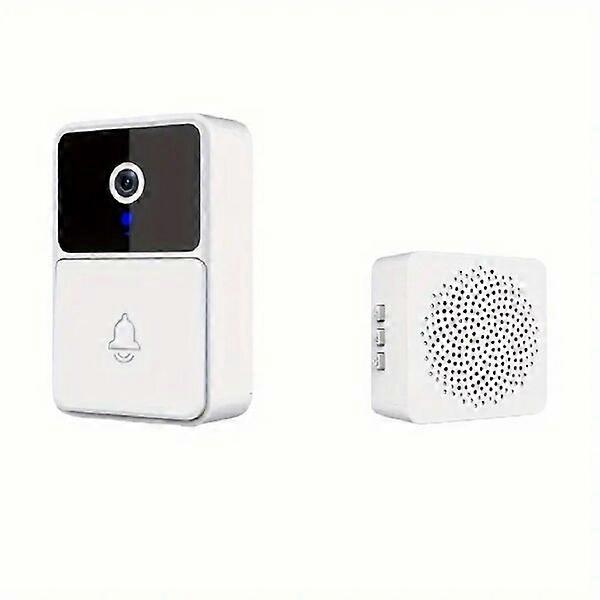 Wireless Doorbell Camera with Voice Intercom Easy to Install Rechargeable Home Security Camera