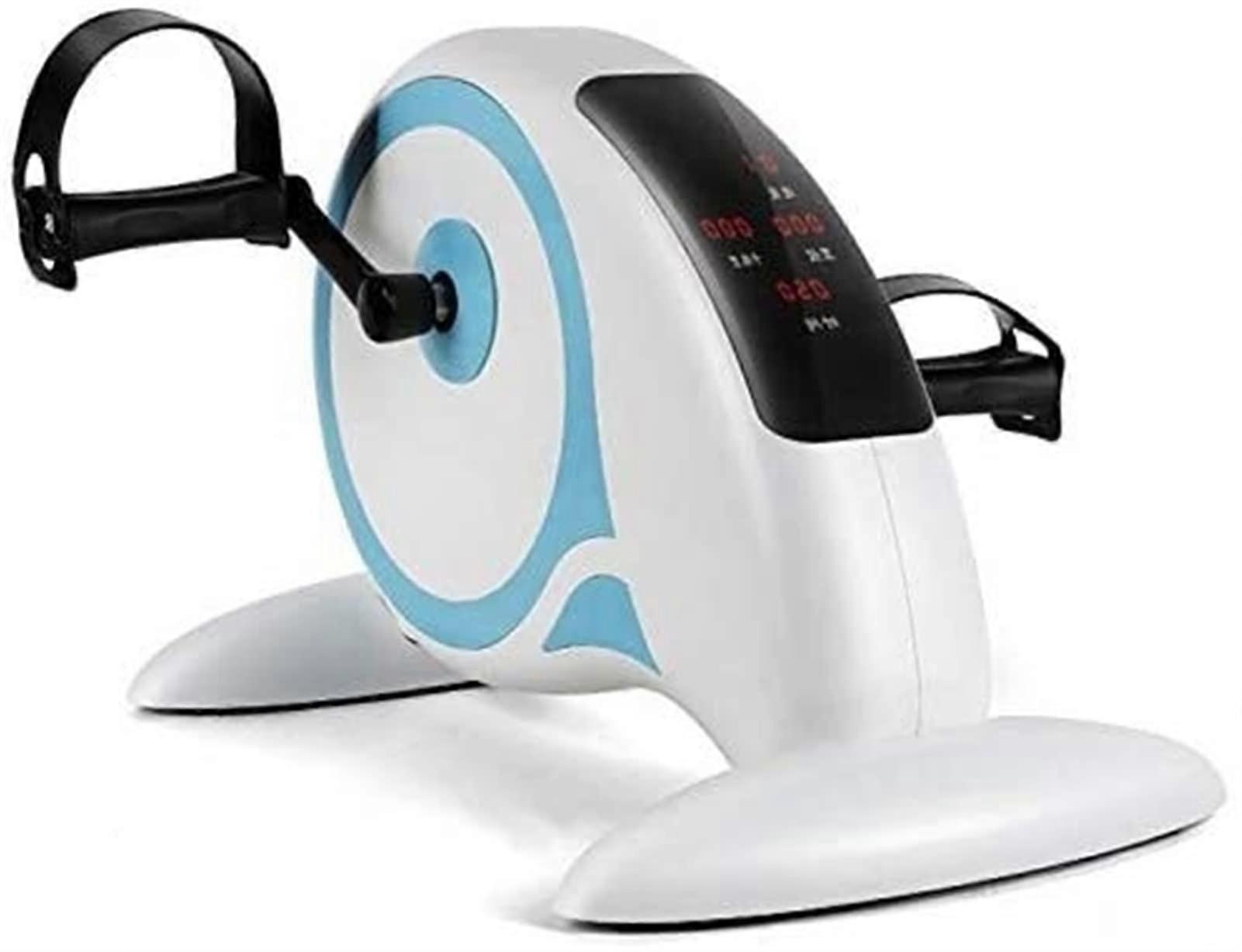 Motorized Mini Exercise Bike with Adjustable Speed and LCD Tracker for Arm and Leg Workout