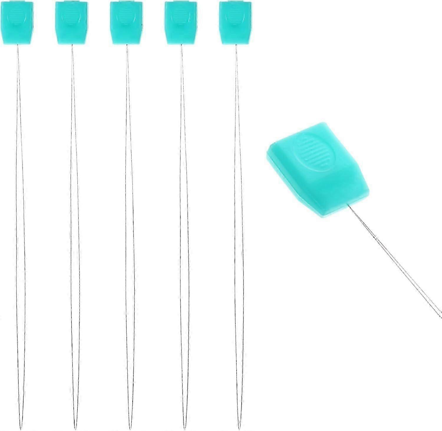 5-piece embroidery needle threader, sewing machine needle threader, single-thread hand sewing needle.