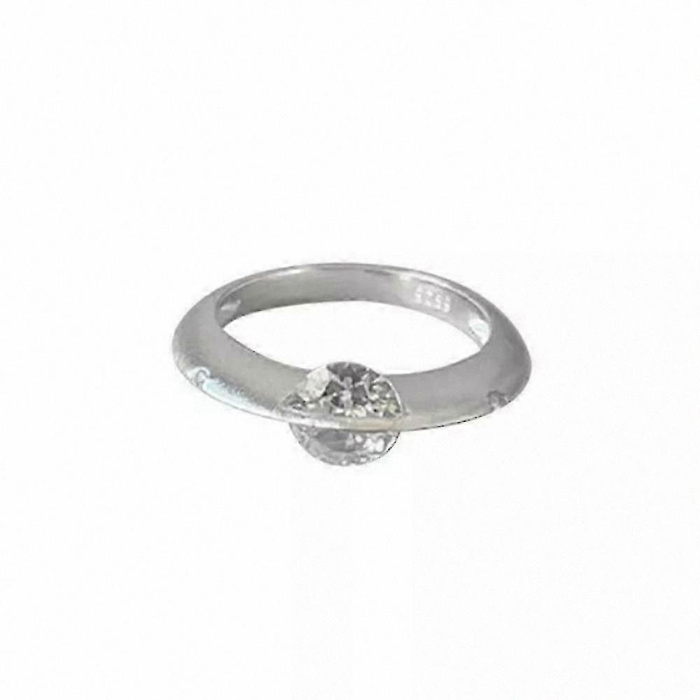 Rotating Cosmic Ring - Sterling Silver S925, Diamond Accented Stellar Design