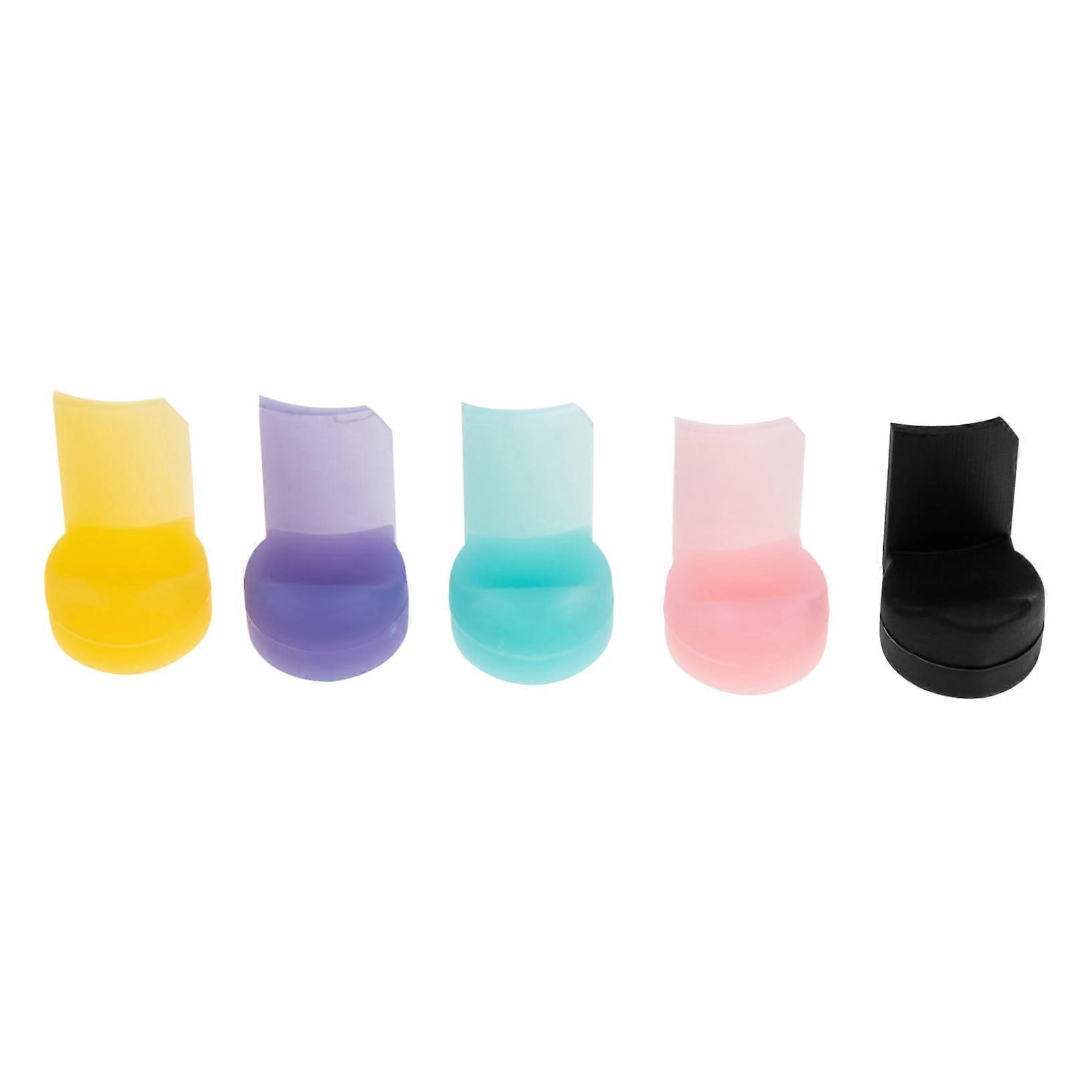 5pcs Silicone Clarinet Thumb Rest Cushion for Comfortable Support Reducing Fatigue