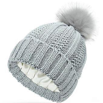 Sombrero de punto de invierno de invierno Sombrero de lana transpirable de alta elasticidad Elegante sombrero de punto térmico casual