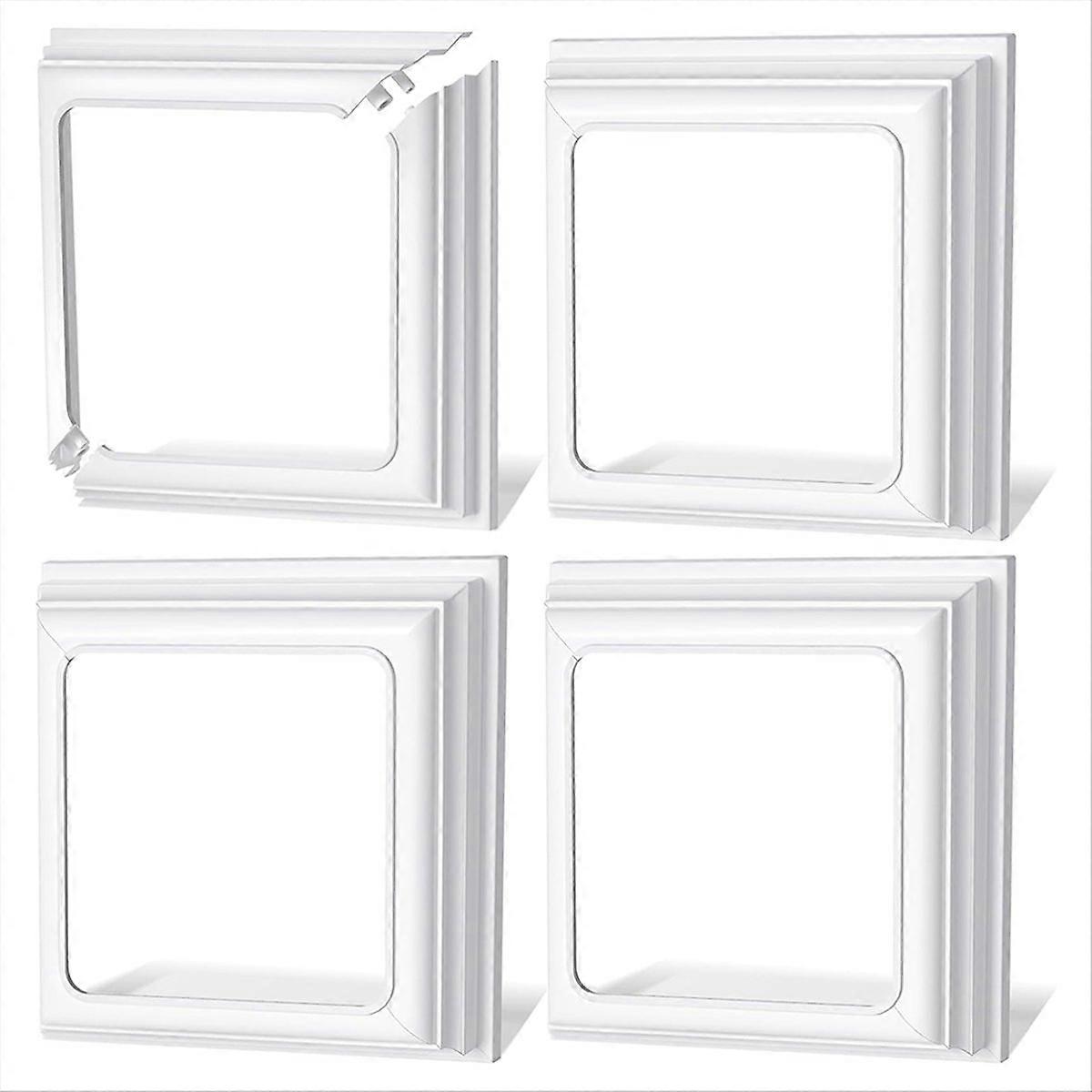 Saia de vinil para postes - Acabamento de base de poste branco para postes de madeira e vinil