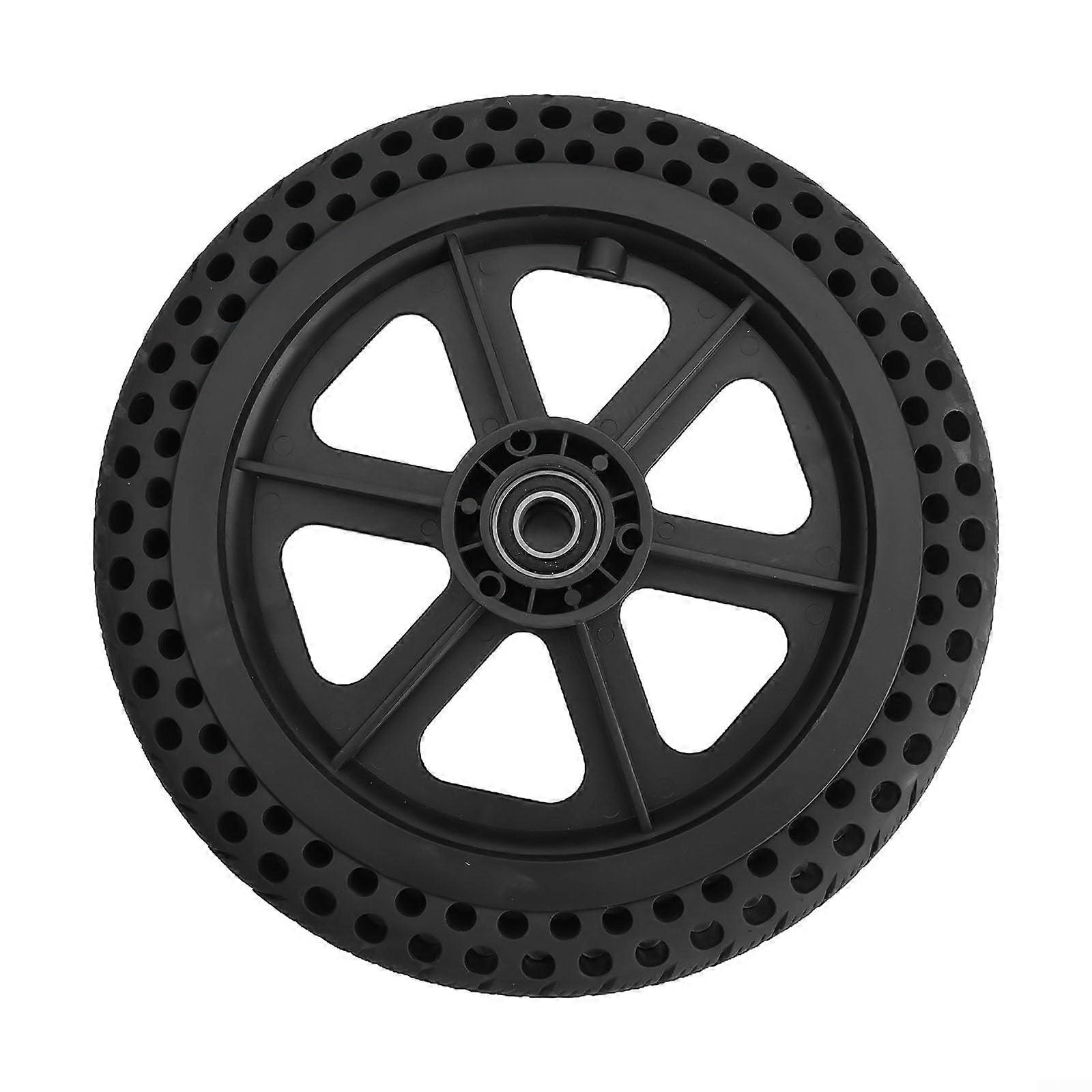 12 Inch Solid Rubber Tire 12x5 Puncture Wheelchair Replacement with Enhanced Grip Tread