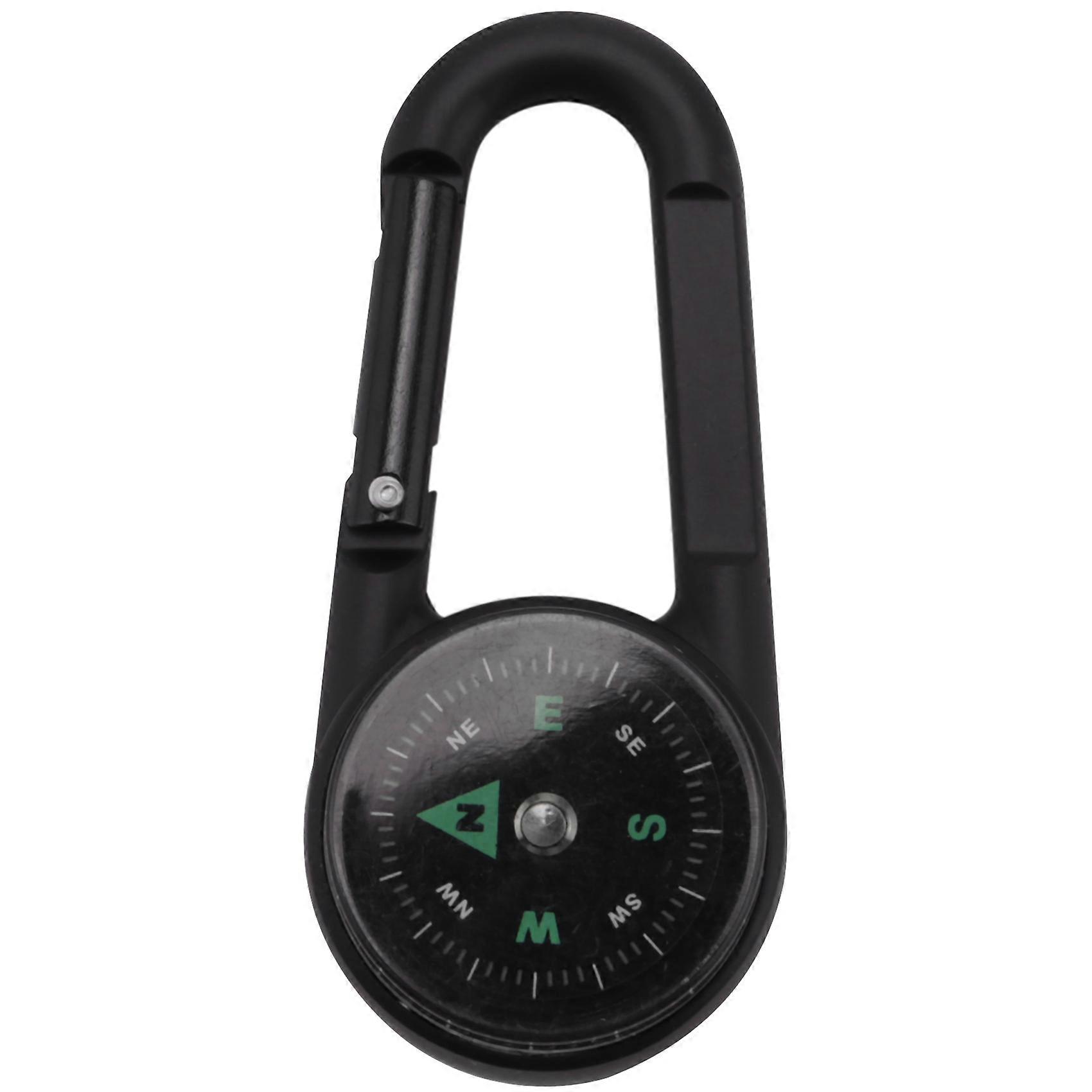 Multifunctional Mini Compass + Thermometer + Keychain in 1