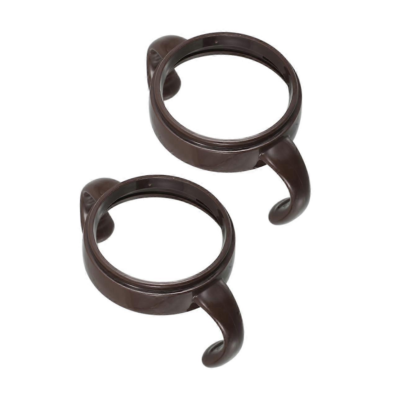 2pcs Wide Neck Baby Bottle Handle Set with Ergonomic Grip and Universal Compatibility