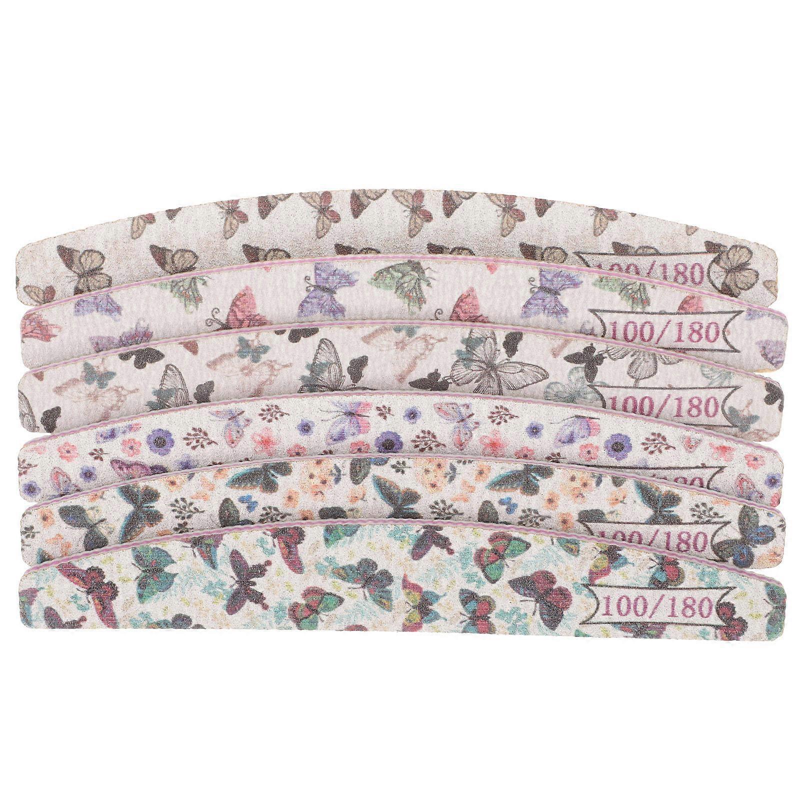 Manicure Nail Files for Nail Use 6Pcs Portable Files