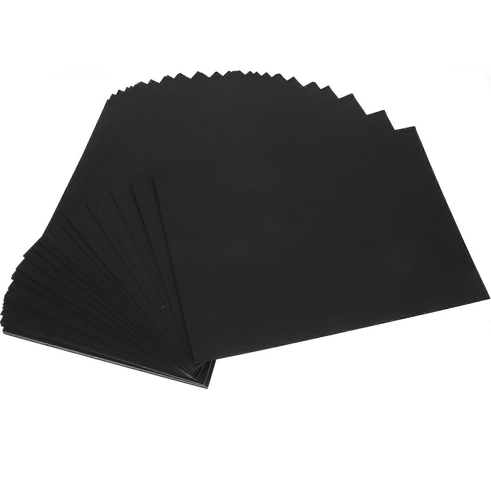 Black Binding Covers Set A4 Paper Binder Covers for Document Binding 2Pcs