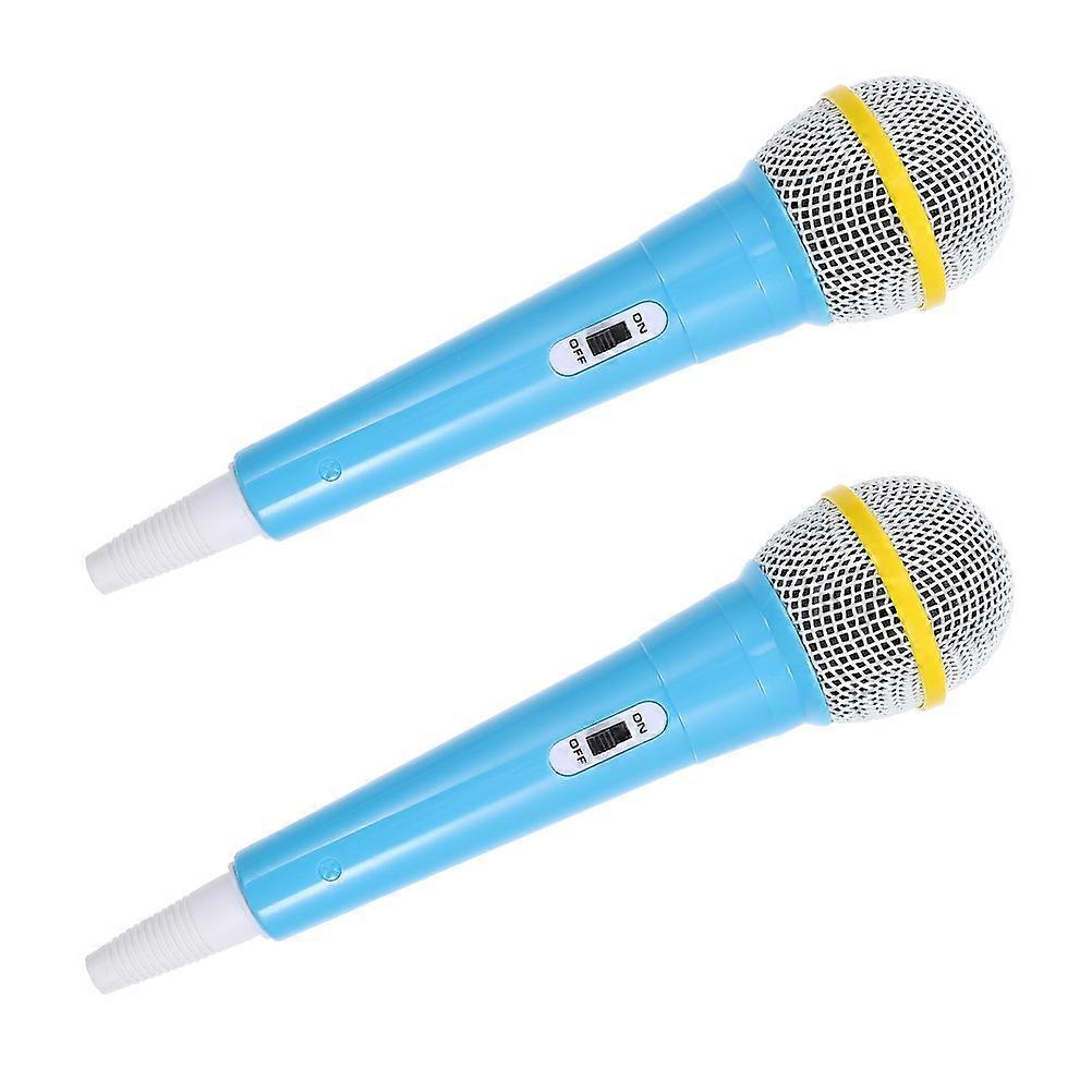 Toy Microphone Simulation Microphone for Playing with 2Pcs Kids Set