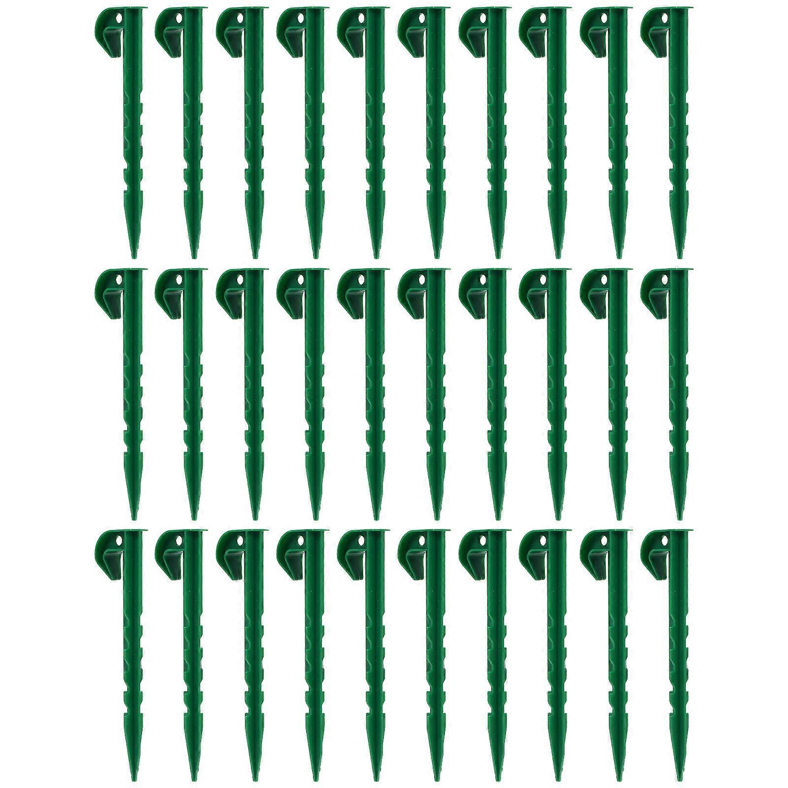 Peg Plastic Stakes for Outdoor Use 30Pcs Ground Nail