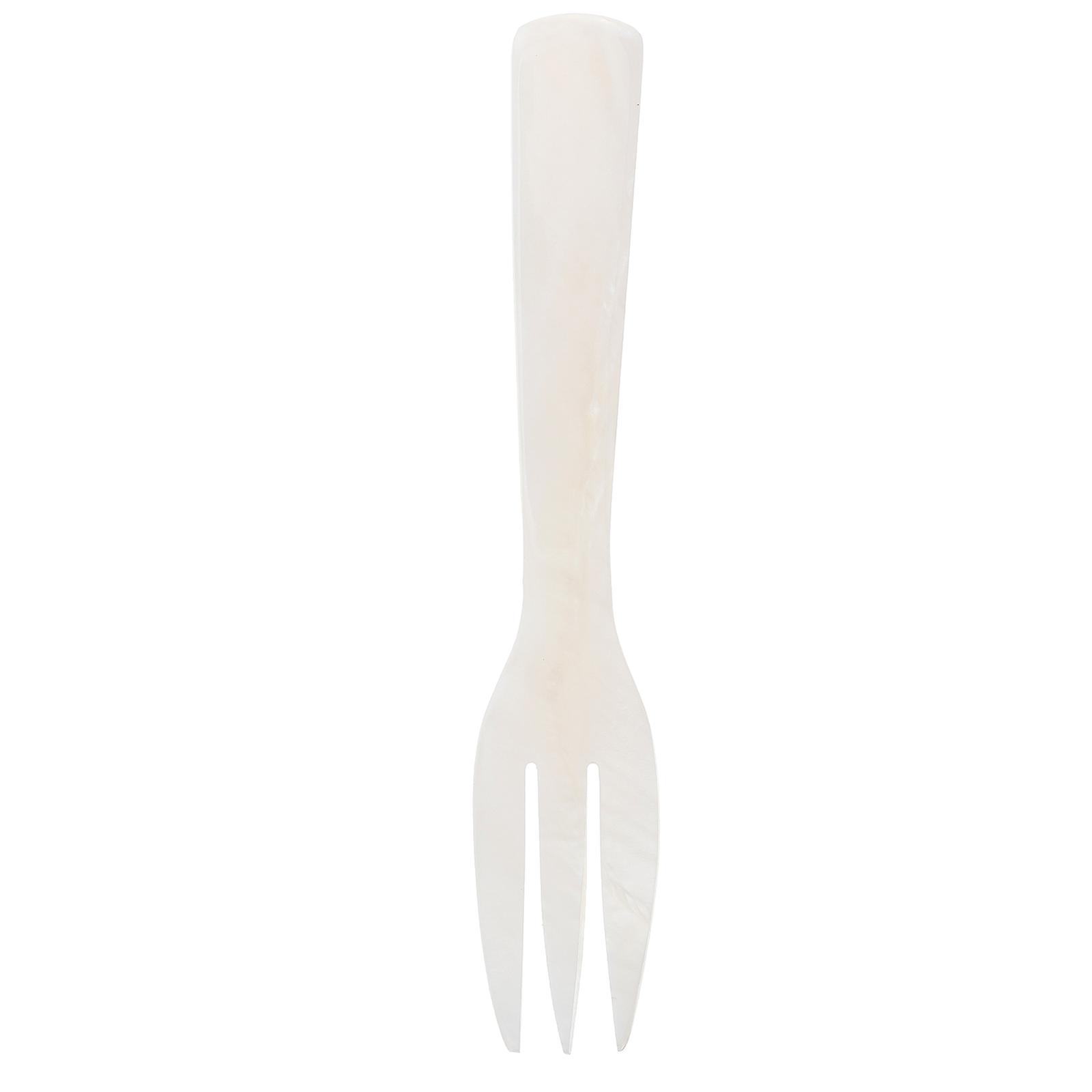 Elegant Fork for Home Use White Shell Material