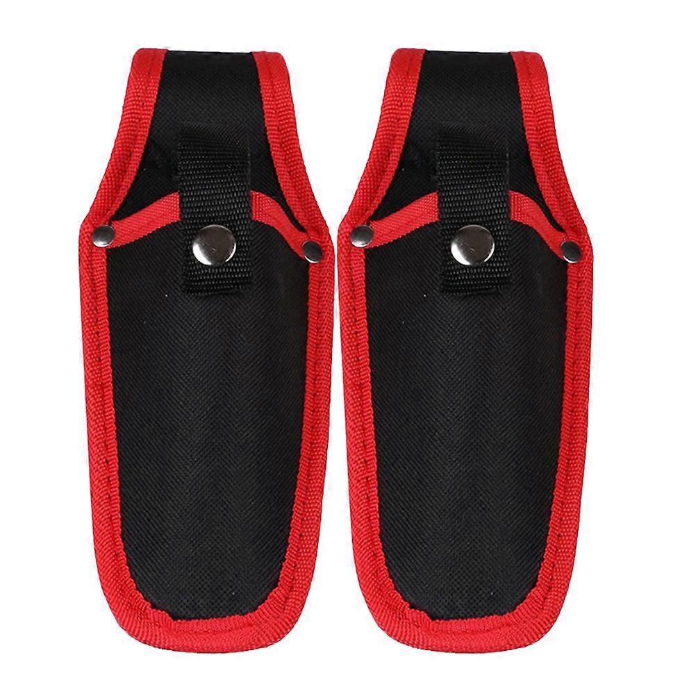 Black Canvas Pruner Sheath for Storage 2Pcs Garden Scissor Covers